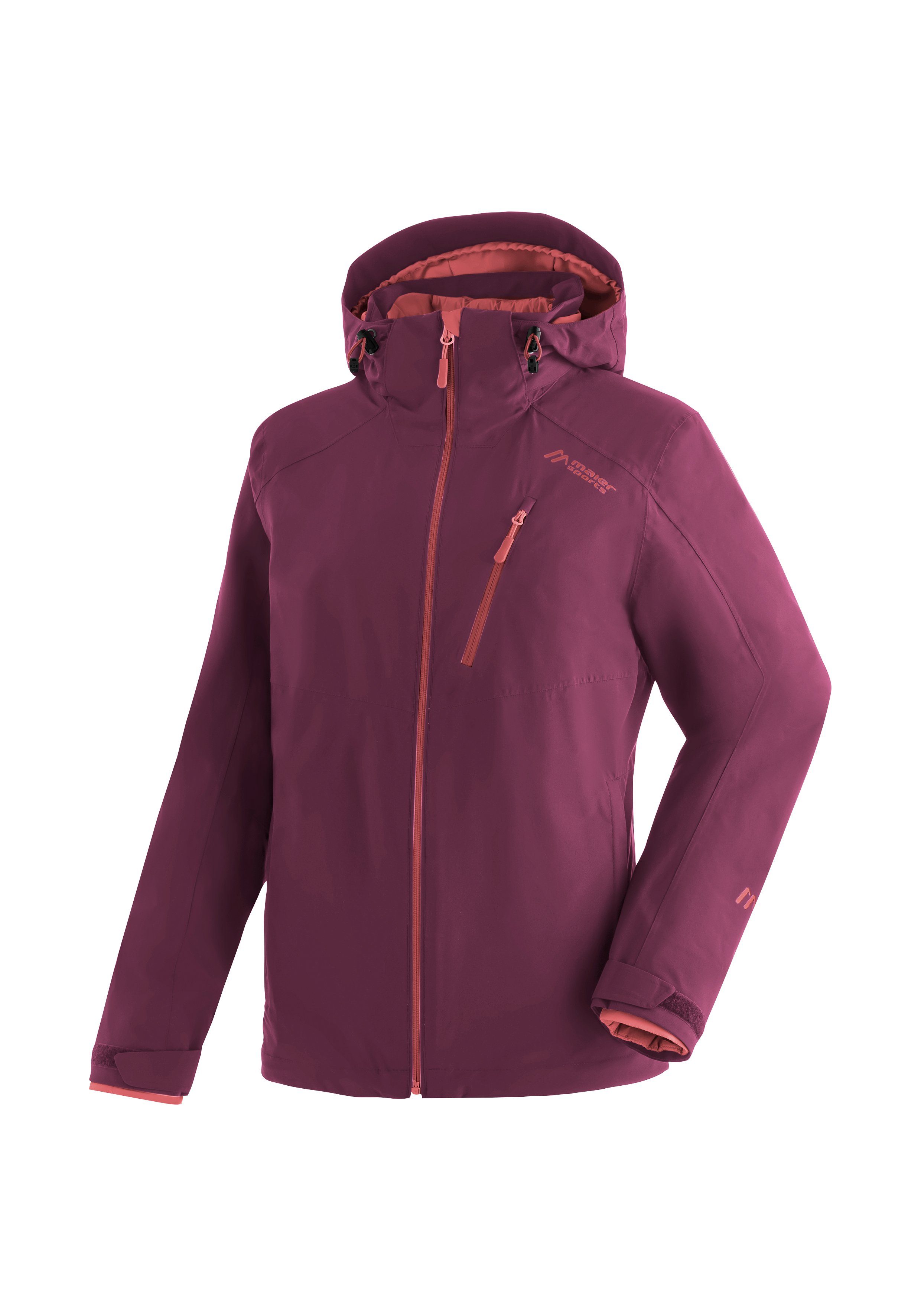 Maier Sports Functioneel 3-in-1-jack Ribut W Wandeljas voor dames waterdicht en ademend