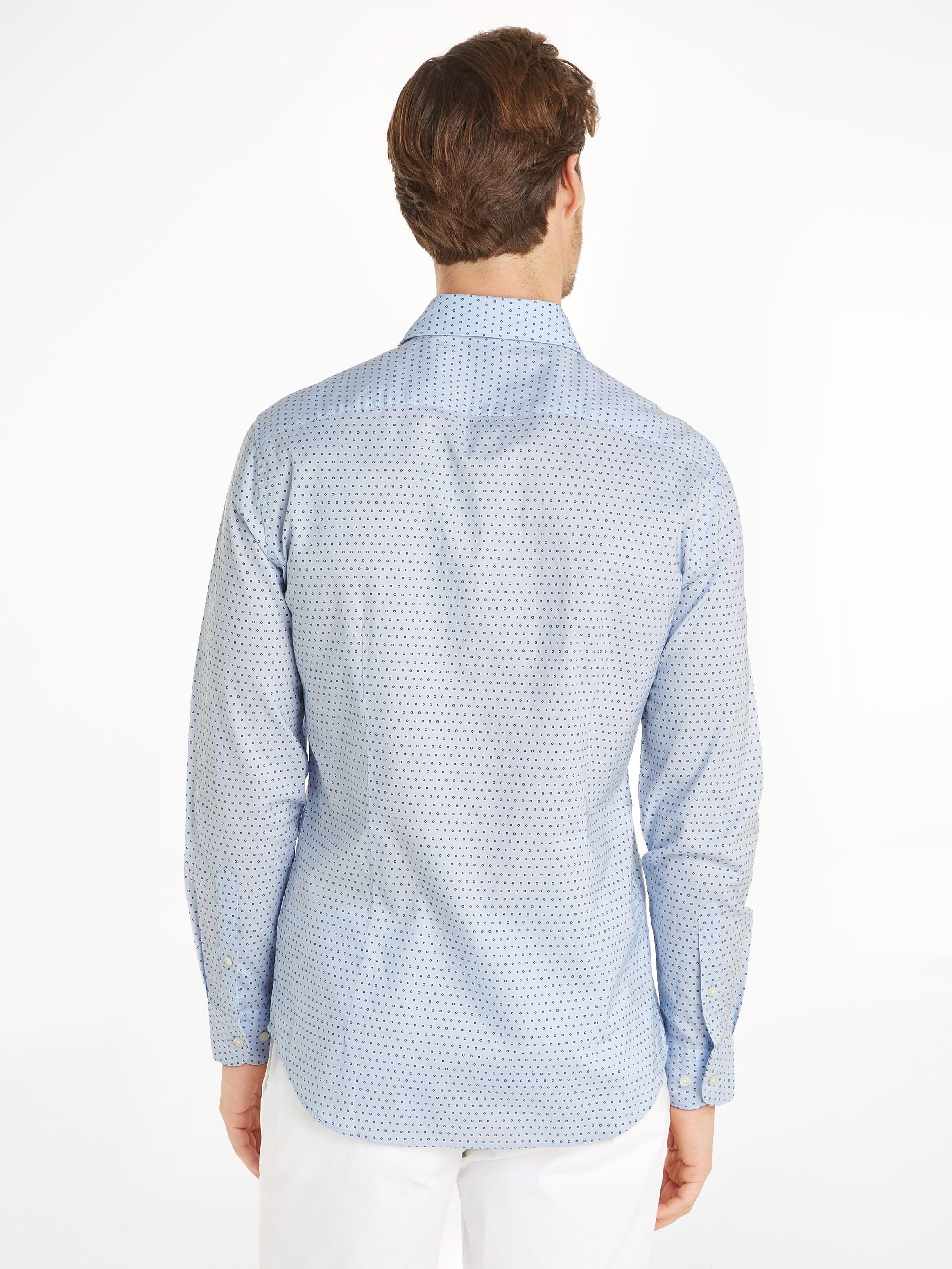 Tommy Hilfiger Businessoverhemd CL-W OXF CIRCLE PRINT SHIRT SF