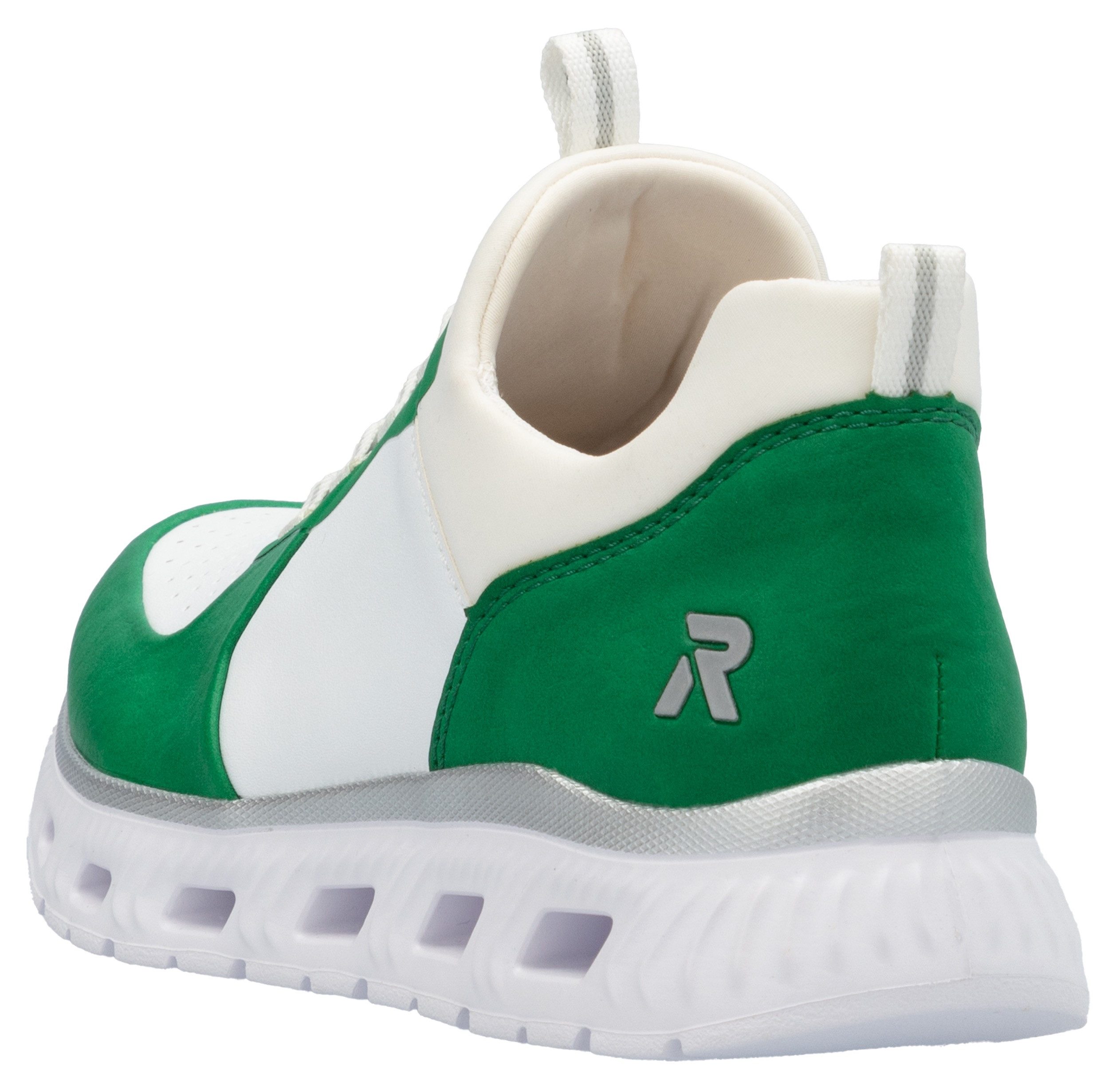 RIEKER Sport Slip-on sneakers Vegan , instapschoen, lage schoen, vrijetijdsschoen met snel sluiting