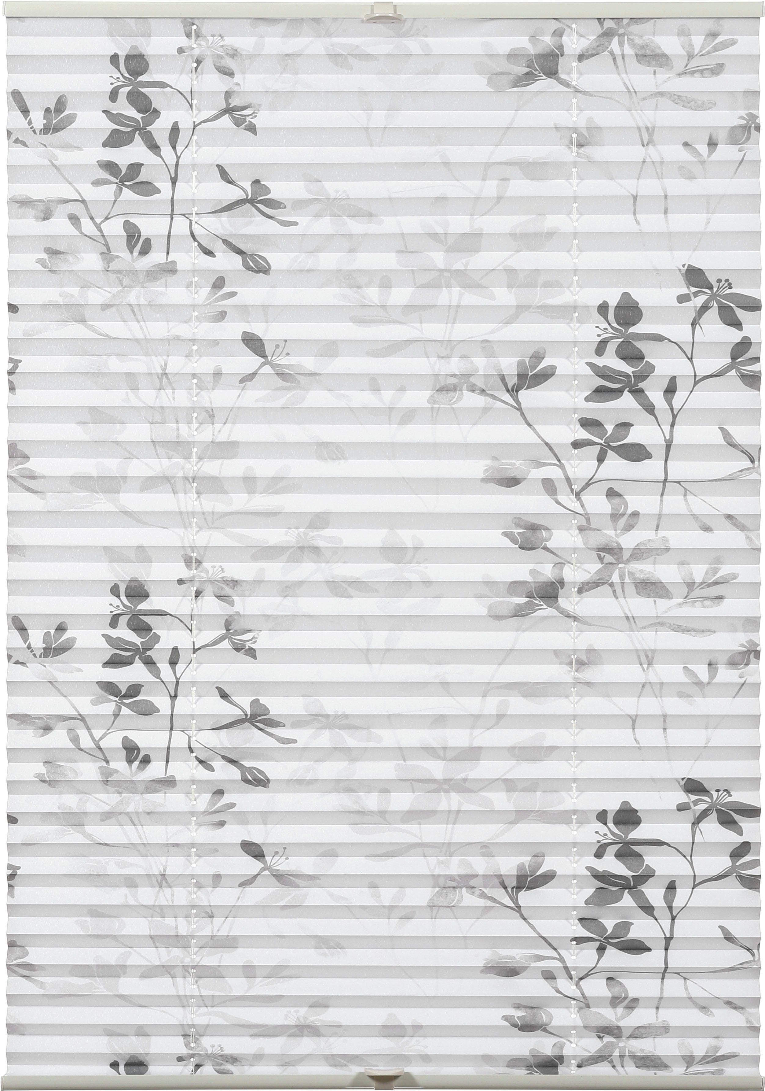 GARDINIA Plissé Bella met twee bedieningsrails in de breedte in te korten, lichtwering (1 stuk) plisségordijnen maat 50 cm x 130 cm wit