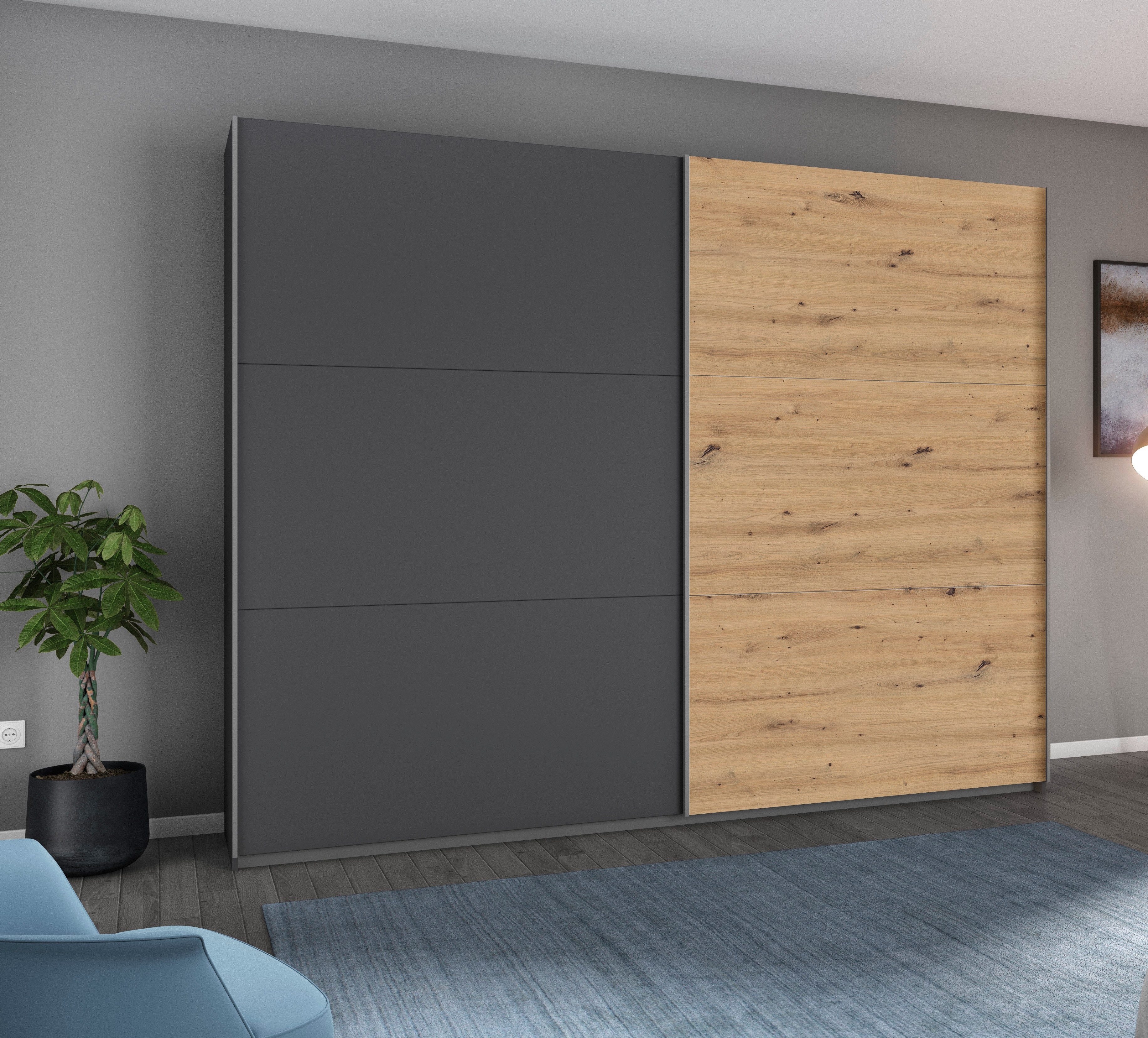 rauch Zweefdeurkast AURELIO kledingkast garderobe TOPSELLER OTTO´s CHOICE 3 verschillende uitrustingsvarianten handgrepen van metaal made in germany
