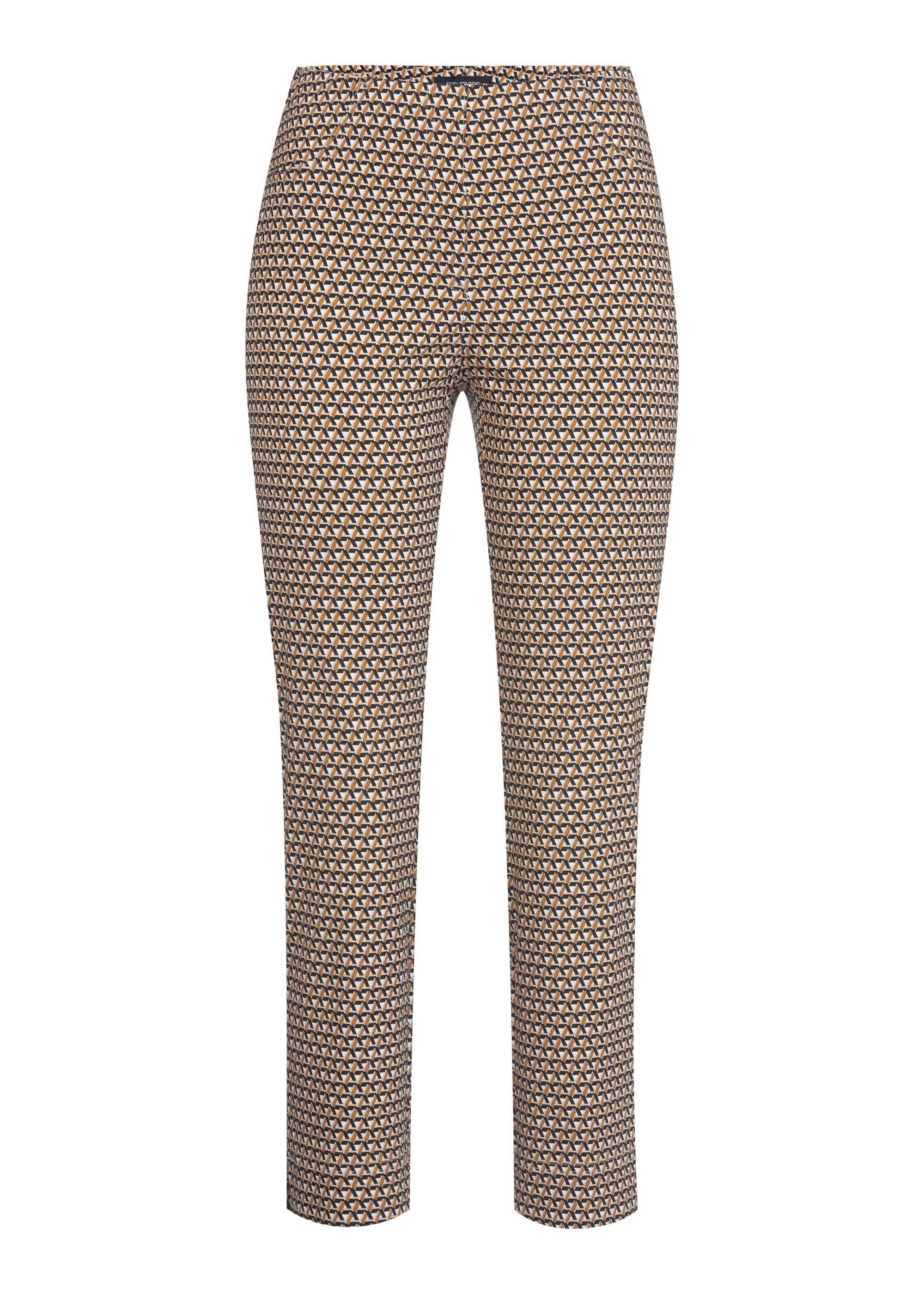 Stehmann 3/4 broek met mini- patroon