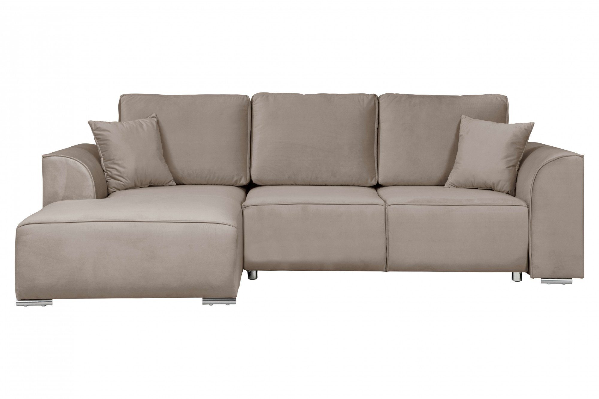 INOSIGN Hoekbank BEATRICE optionele slaapbank met bedlade, B/D/H: 265/170/86 cm
