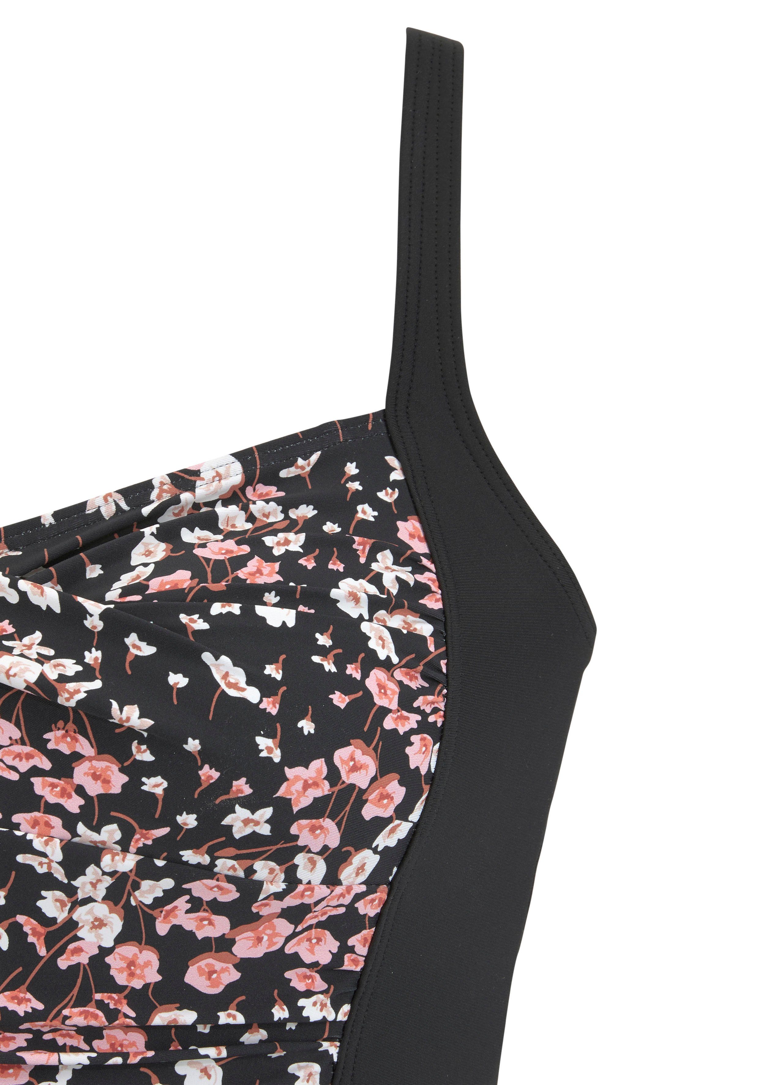 Lascana Badpak Blair met gebloemd design en modellerend effect