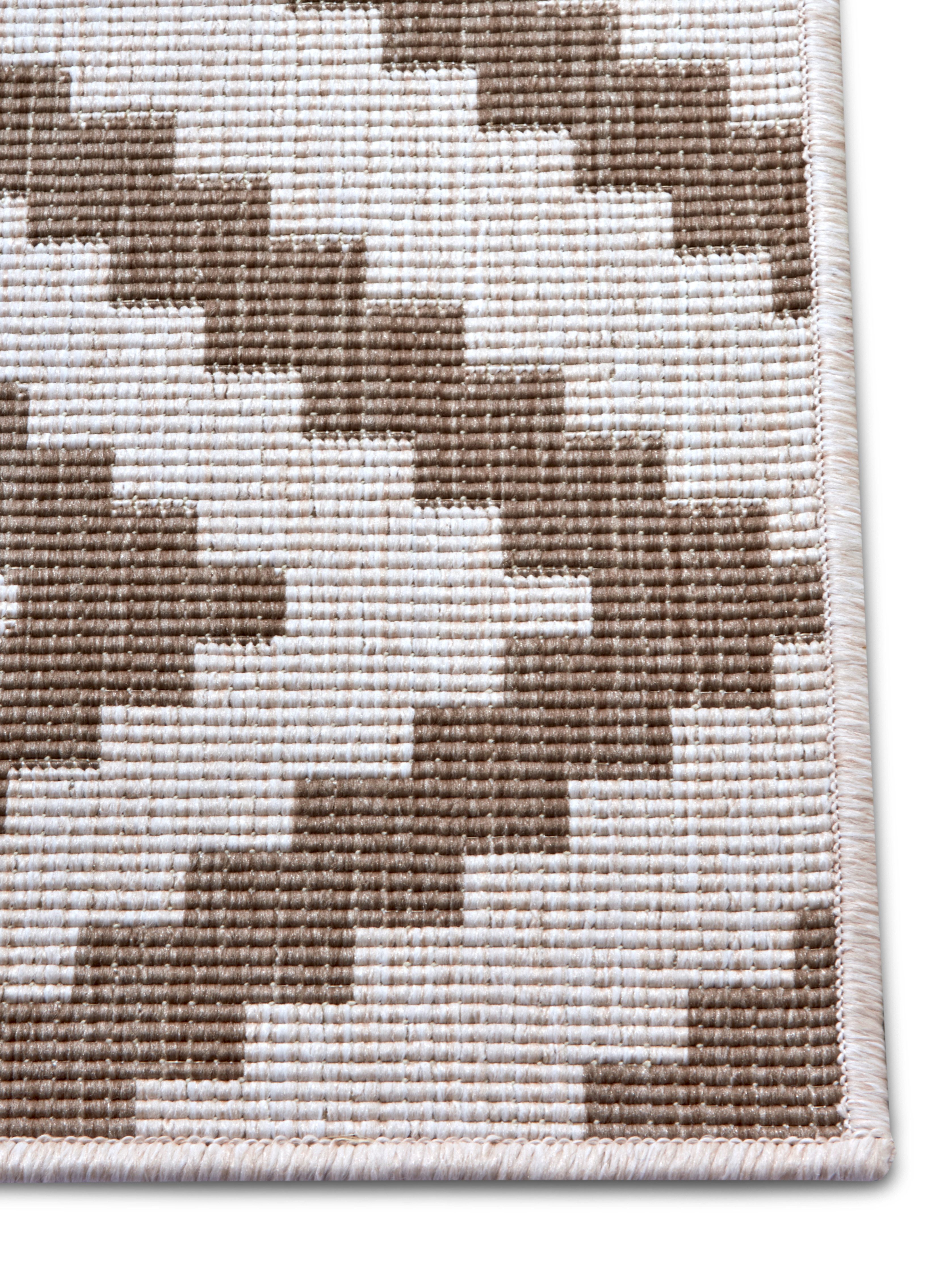 NORTHRUGS Vloerkleed Malta tweezijdig te gebruiken kleed Binnen- en buitengebruik, weerbestendig, balkon, terras, ruit, loper, woonkamer