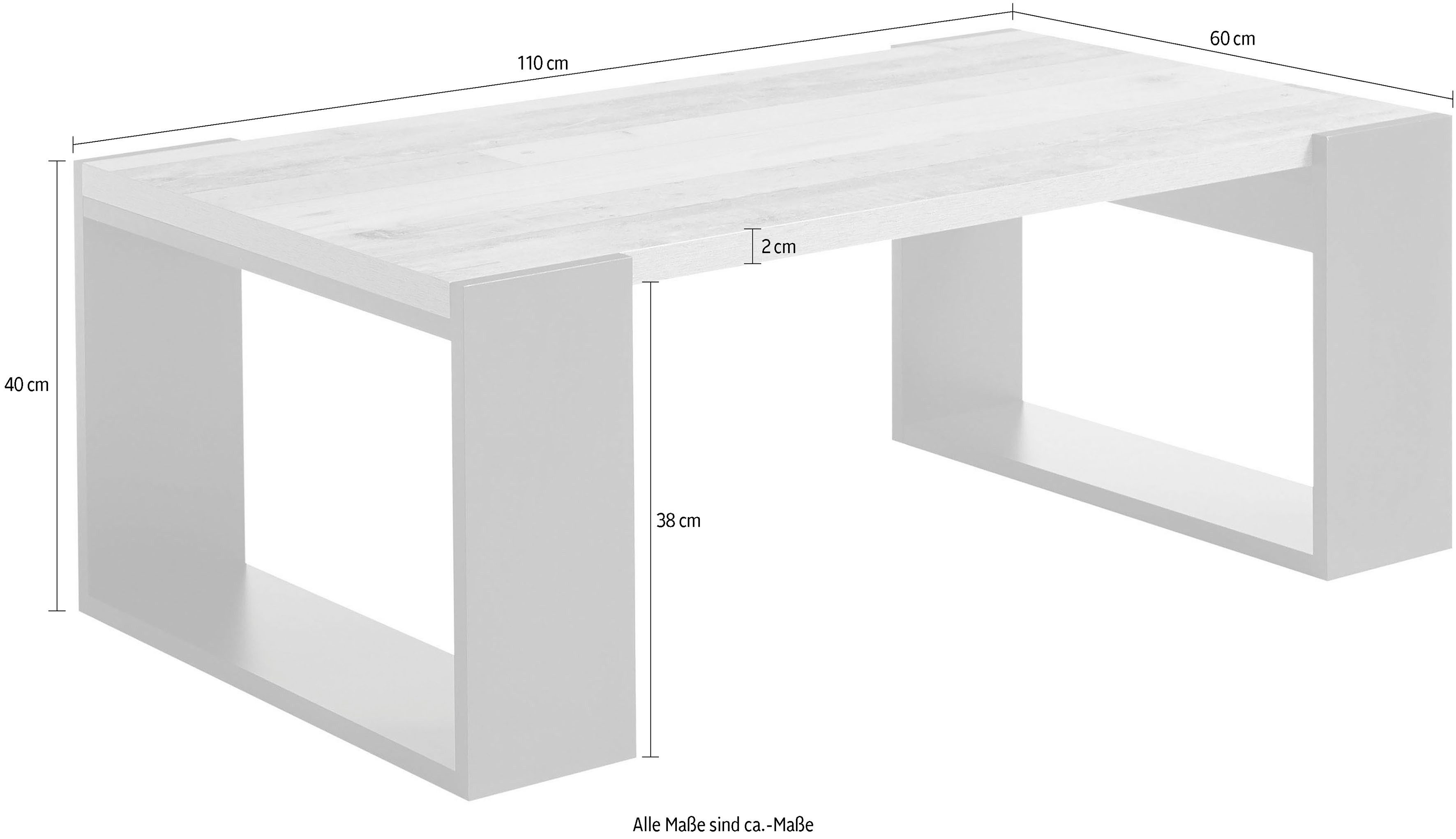 Stolkom Salontafel Alba Industrieel oude stijl decor