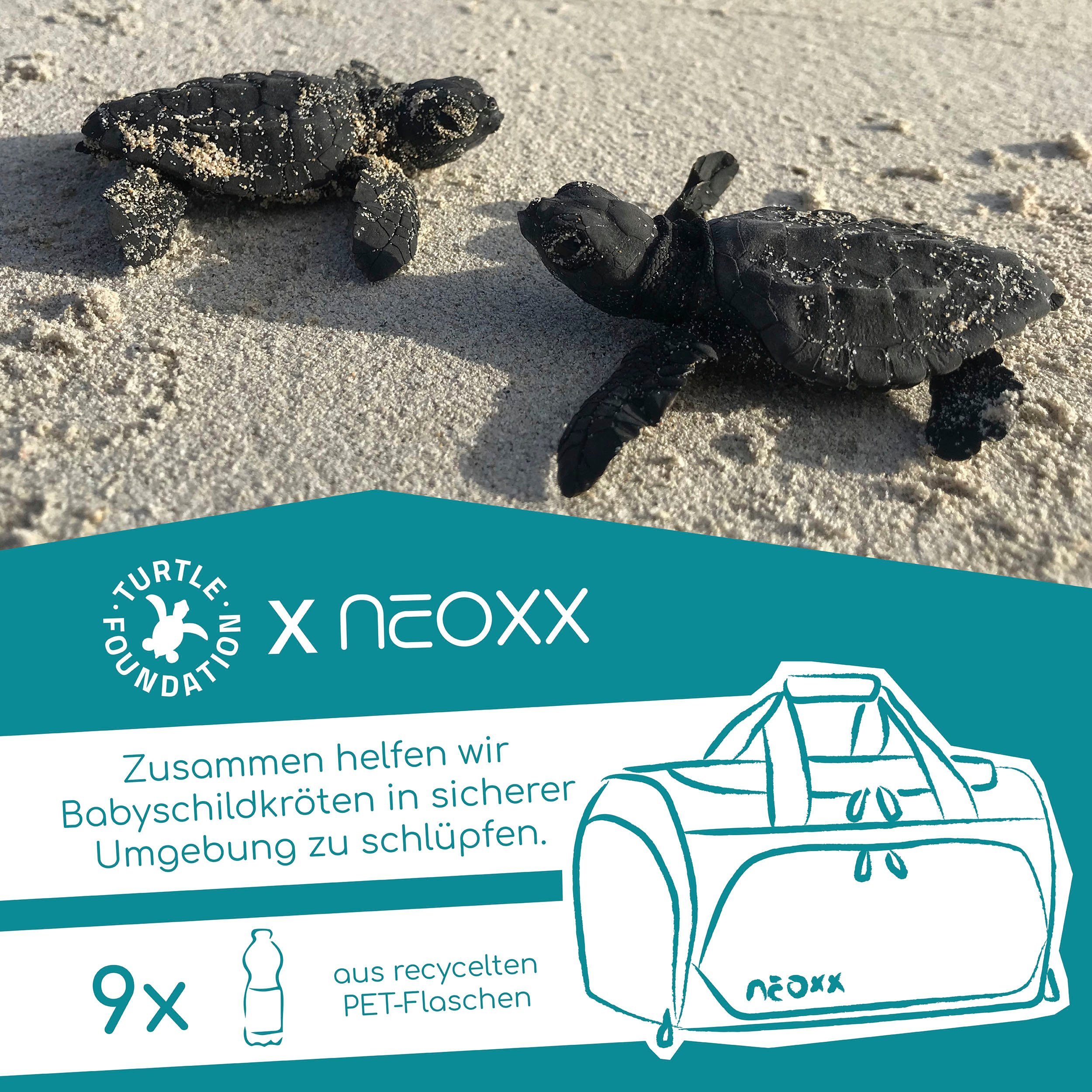 neoxx Sporttas Move, Queen of Nite gedeeltelijk van gerecycled materiaal