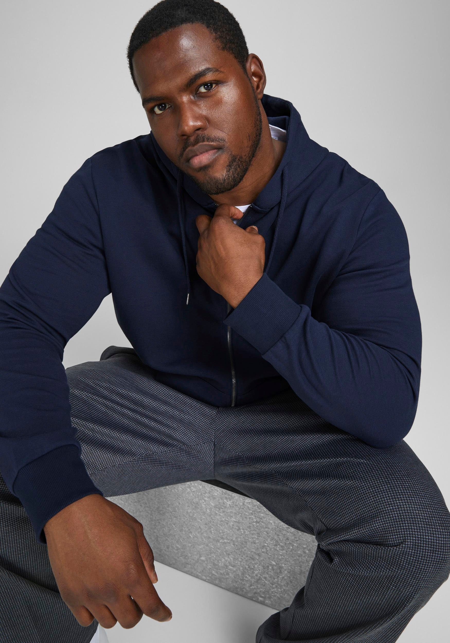 Jack & Jones PlusSize Capuchonsweatvest BASIC SWEAT ZIP HOOD