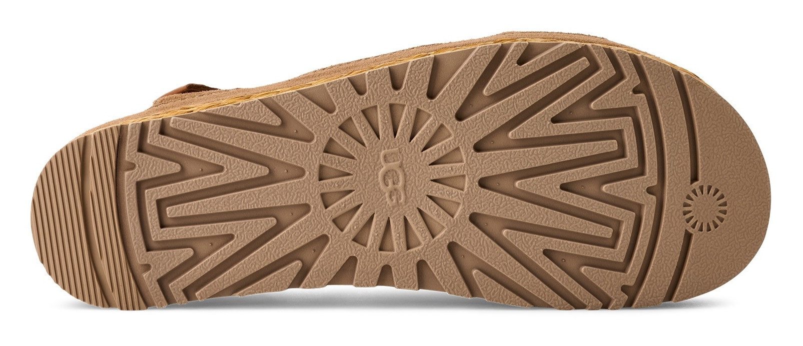 UGG Plateausandalen AUBREY ANKLE STRAP , sandalette, sleehak sandaal met verstelbaar riempje