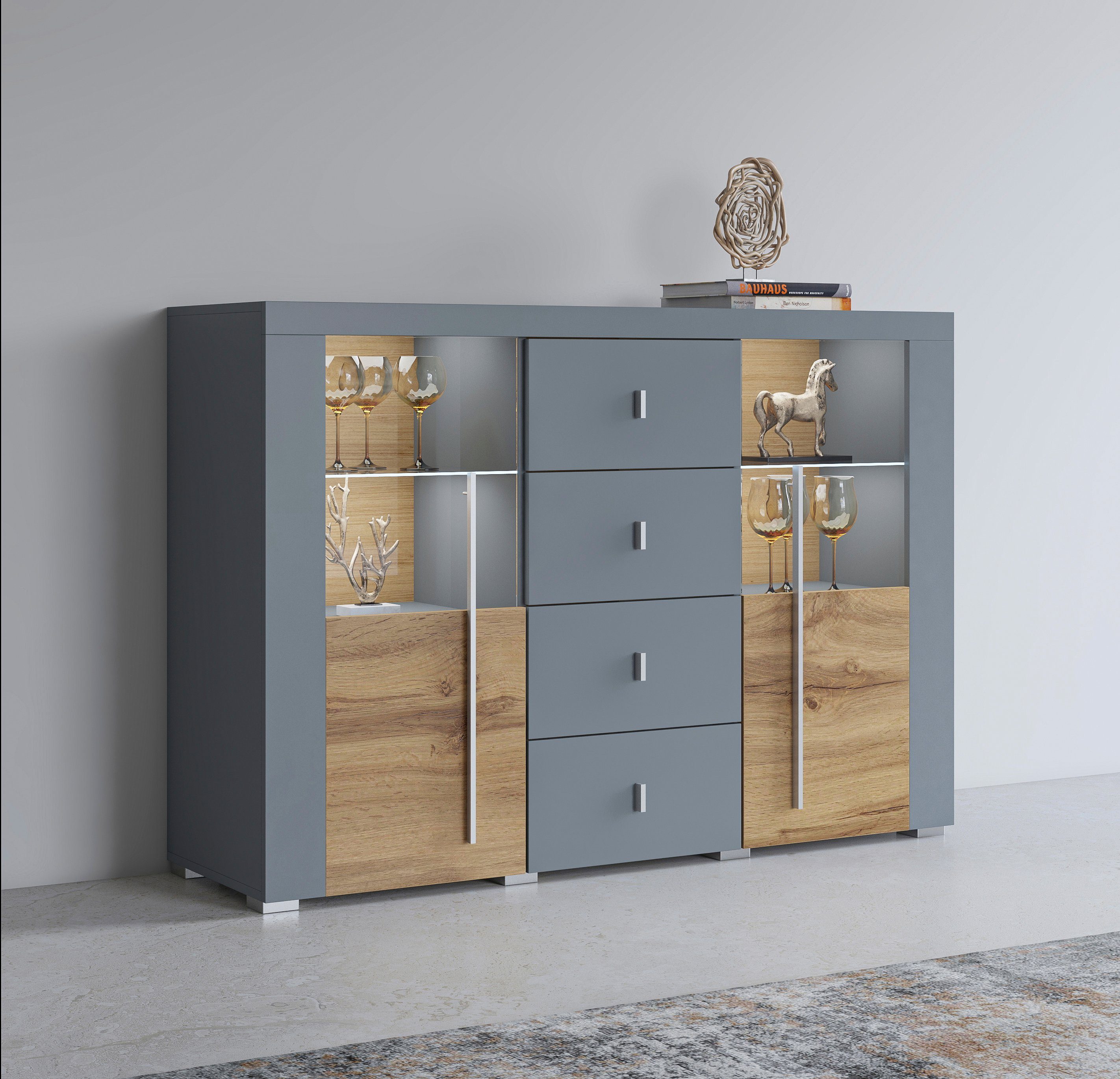 INOSIGN Dressoir Roger Breedte 132 cm dressoirs