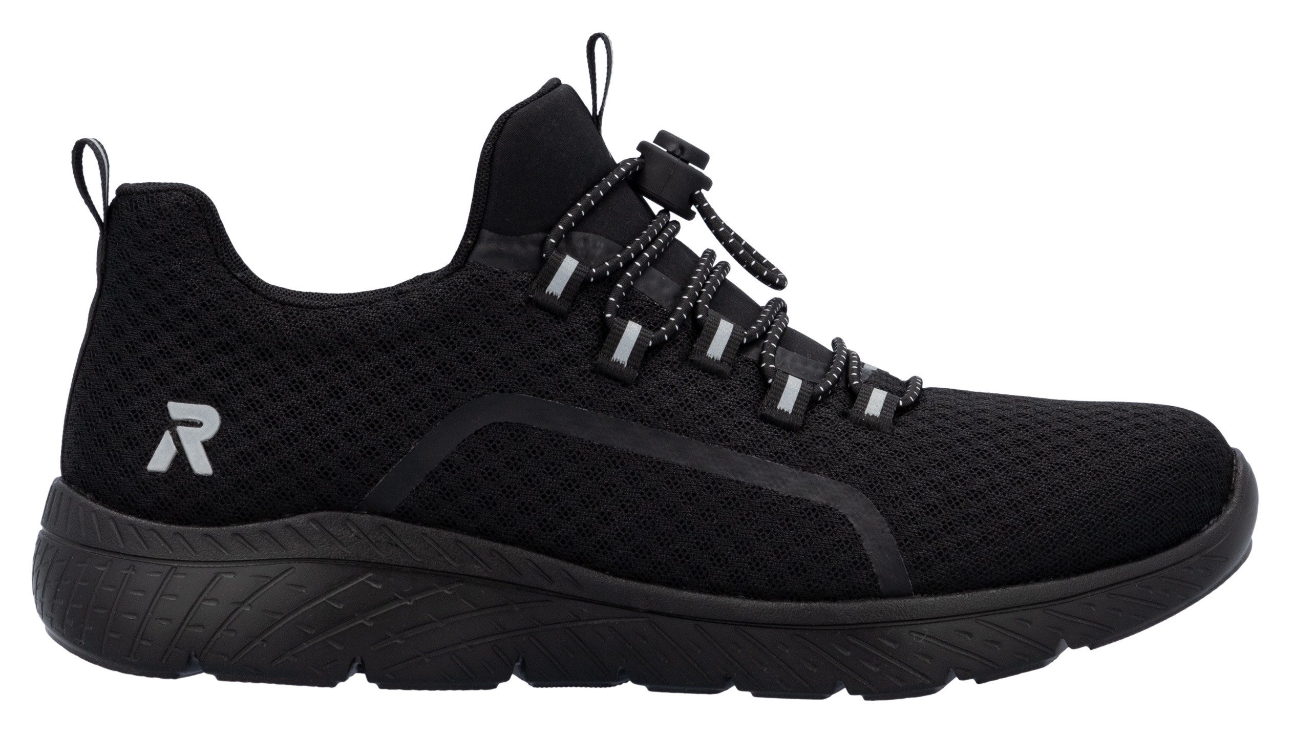 RIEKER Sport Slip-on sneakers Trekking schoen, vrijetijdsschoen, instapper met eenvoudige snelsluiting