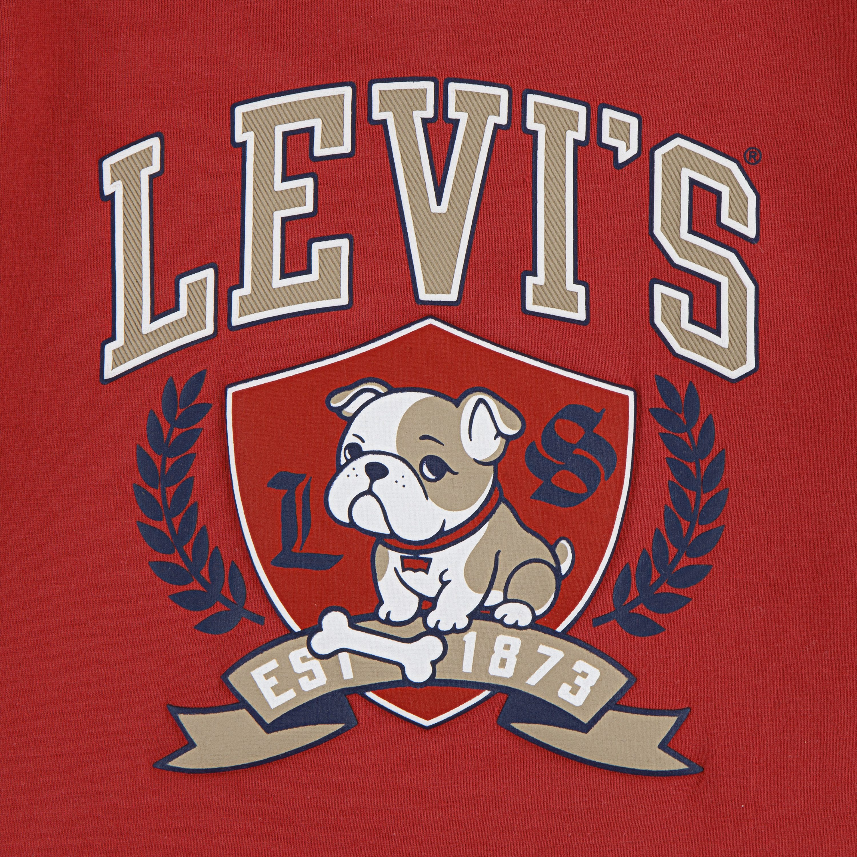 Levi's Kidswear Shirt met lange mouwen LVB LOGO BULLDOG CREST T
