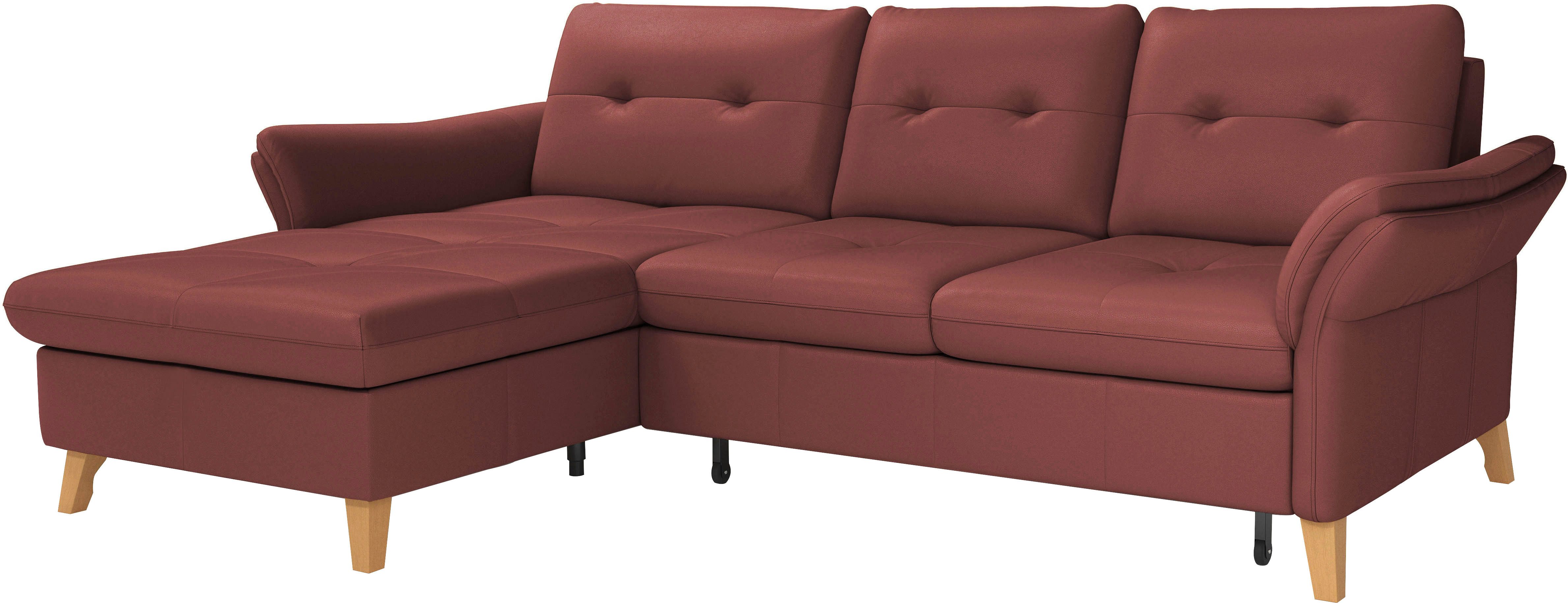 sit&more Hoekbank Göteborg Zitdiepteverstelling en binnenvering, naar keuze met slaapfunctie