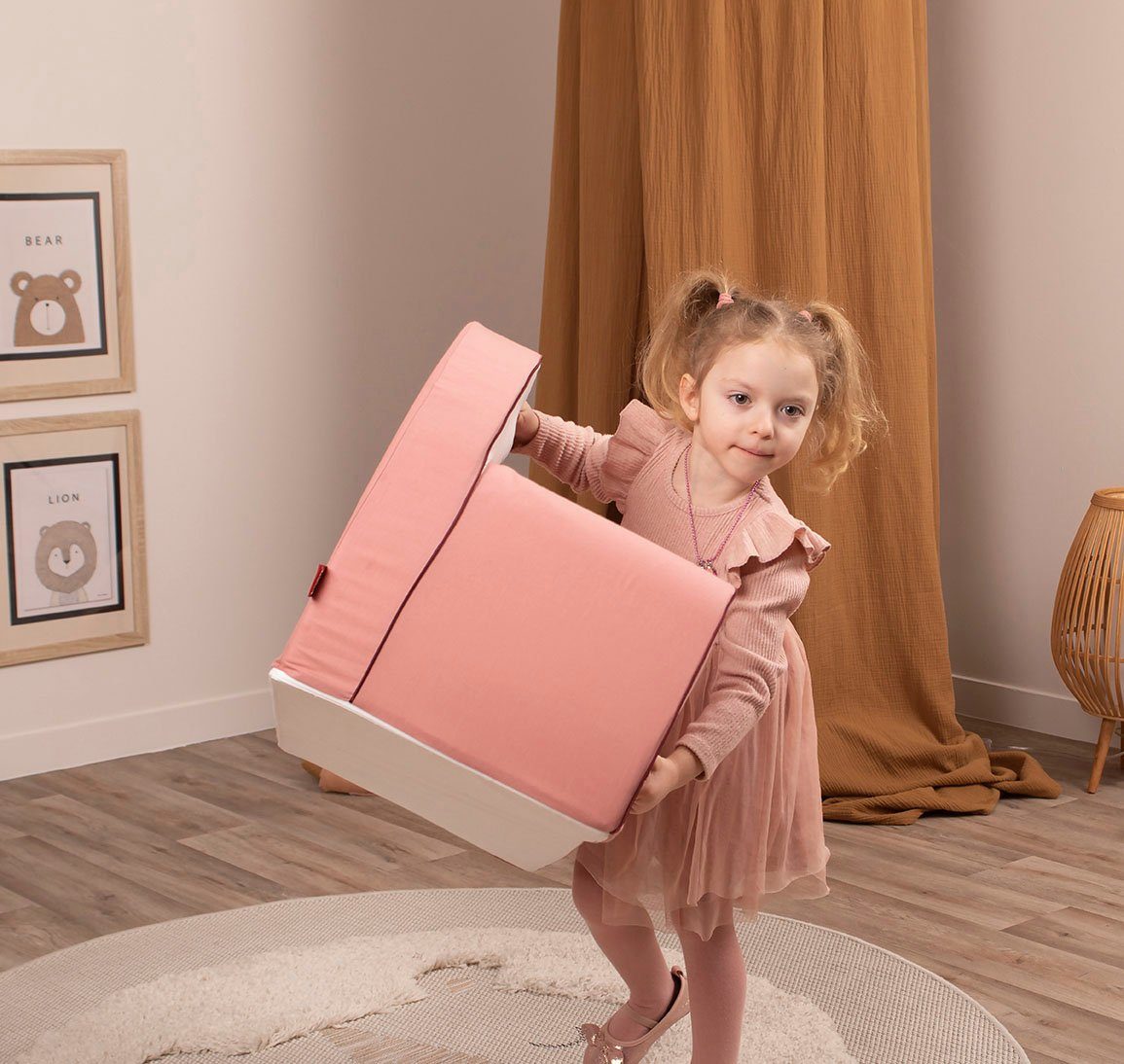 Knorrtoys® Bank Leeuw luipaard voor kinderen, made in europe
