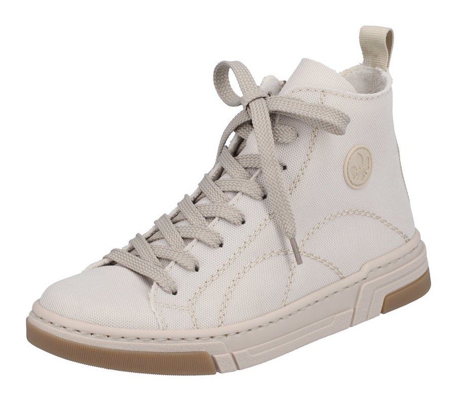 Rieker Sneakers high top sneaker, vrijetijdsschoen, veterschoen met rits