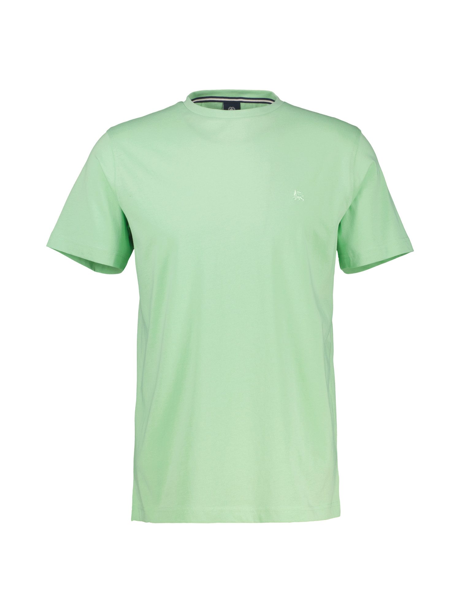 Lerros T-shirt LERROS basic T-shirt met logostiksel, effen