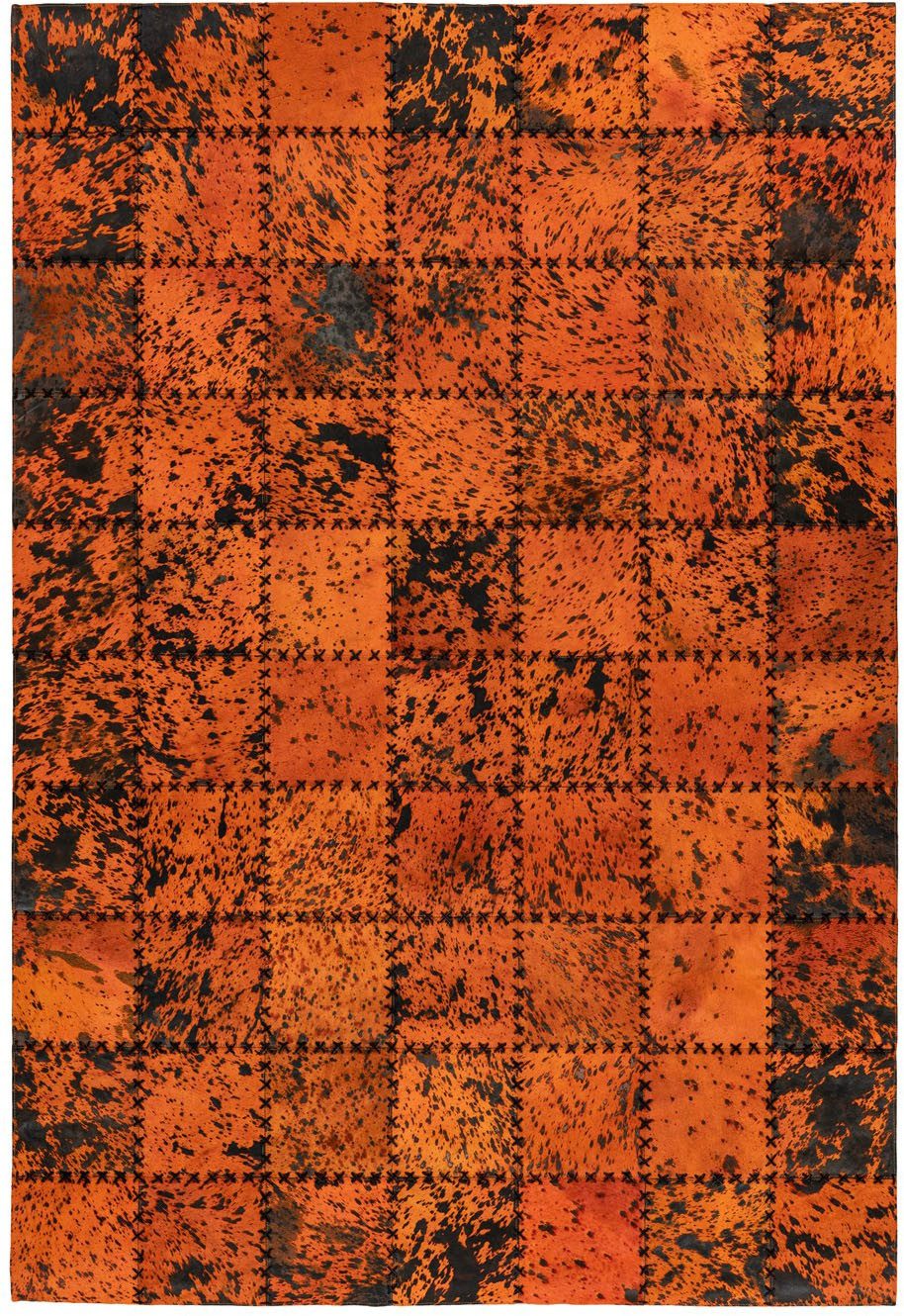 aRTE ESPINA Vloerkleed Voila 100 handgenaaid vlakpolig tapijt in patchwork-ontwerp.