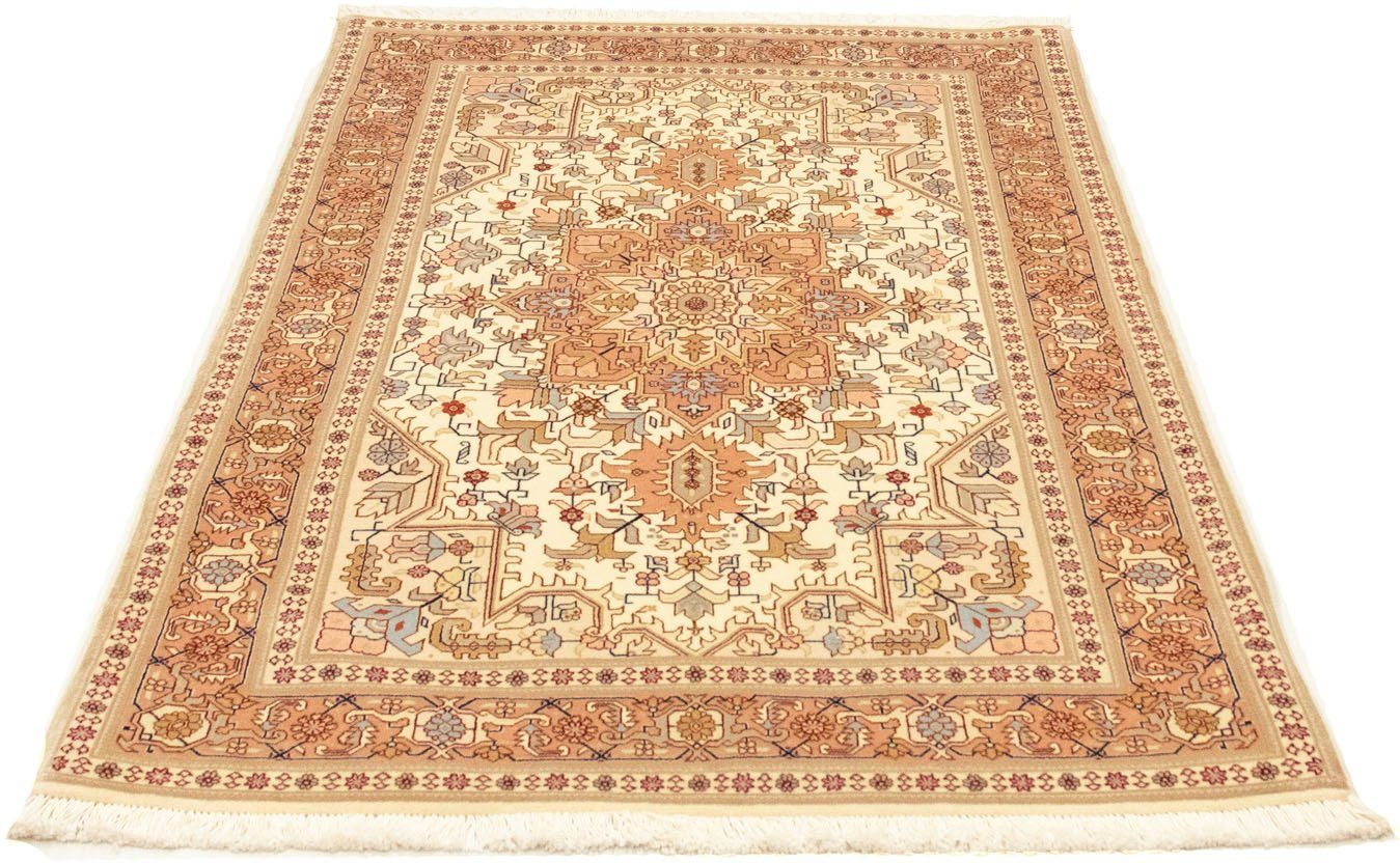 morgenland Vloerkleed Täbriz 50 Raj vloerkleed met de hand geknoopt beige handgeknoopt