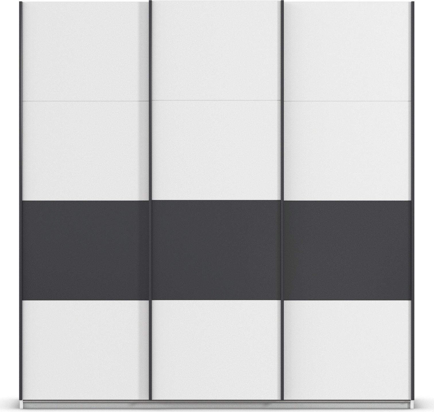 rauch Schuifdeurkast Kledingkast Kast Garderobe CORTONA inclusief indeling, 2 stoffen dozen en extra planken