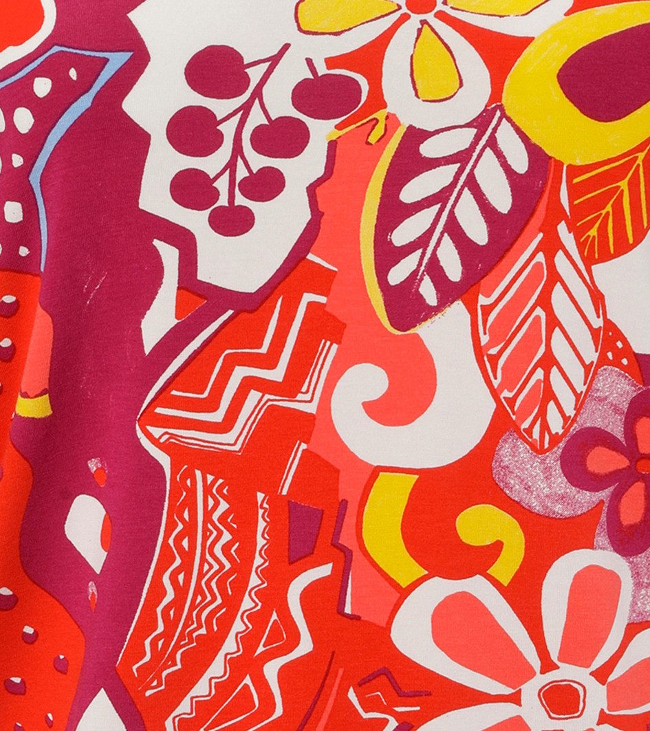 Aniston PLUS Shirt met lange mouwen met kleurharmonische, fantasierijke print - nieuwe collectie