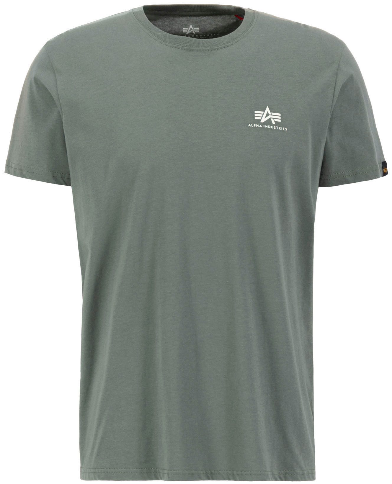 Alpha Industries Shirt met ronde hals BASIC T SMALL LOGO