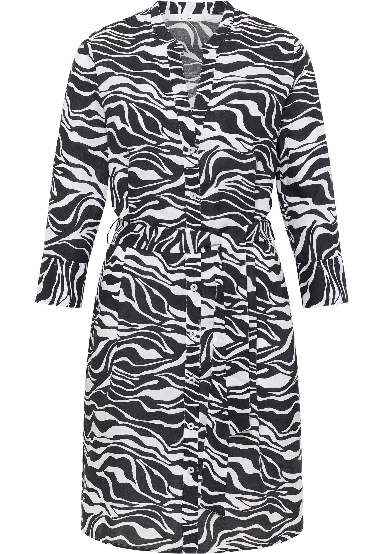 Eterna Jurk met overhemdkraag Loose fit
