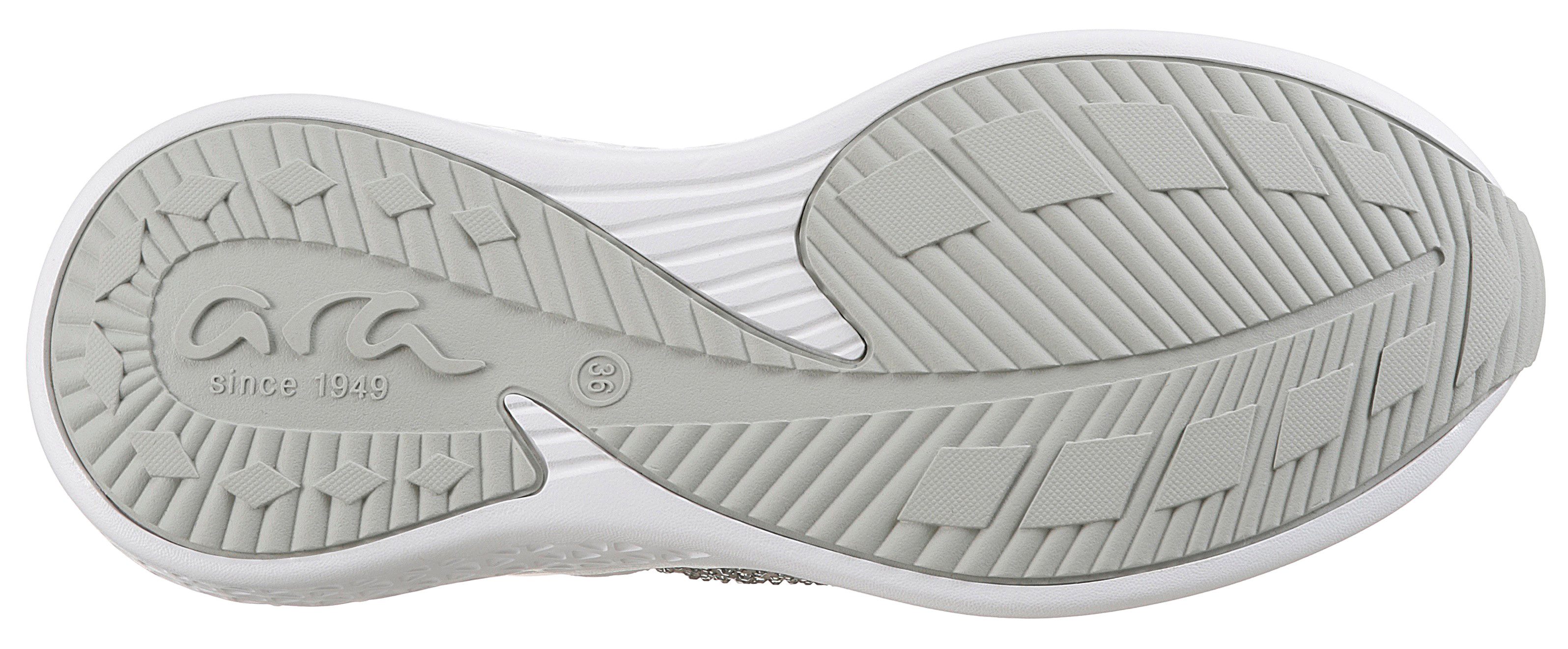 Ara Slip-on sneakers Maya , veterschoen, slipper in brei-look, h-breedte