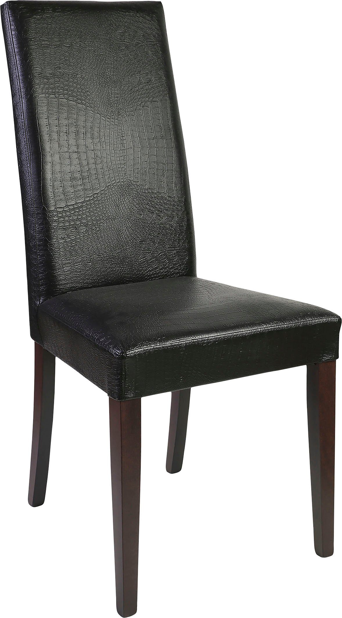 Home affaire Stoel Java Overtrokken met kunstleer met animal-stempeldruk (set, 2 stuks)