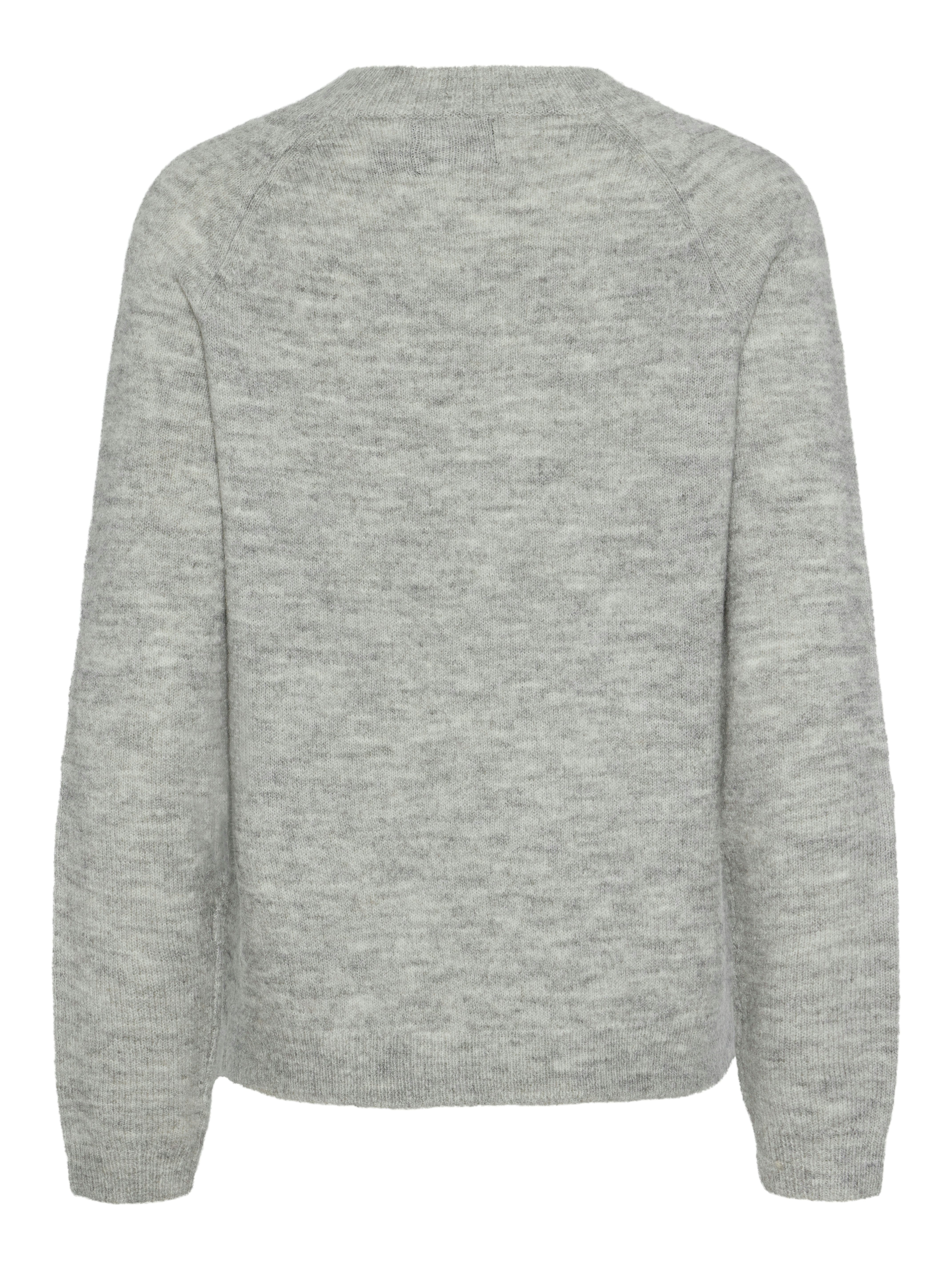 pieces Gebreide trui PCJULIANA LS O-NECK KNIT NOOS BC