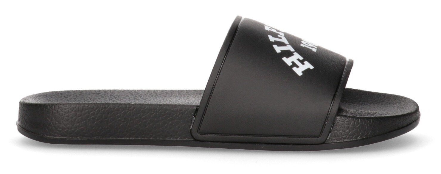 Tommy Hilfiger Badslippers LOGO POOL SLIDE , zomerschoen, badschoen, poolslides met grote merkopdruk