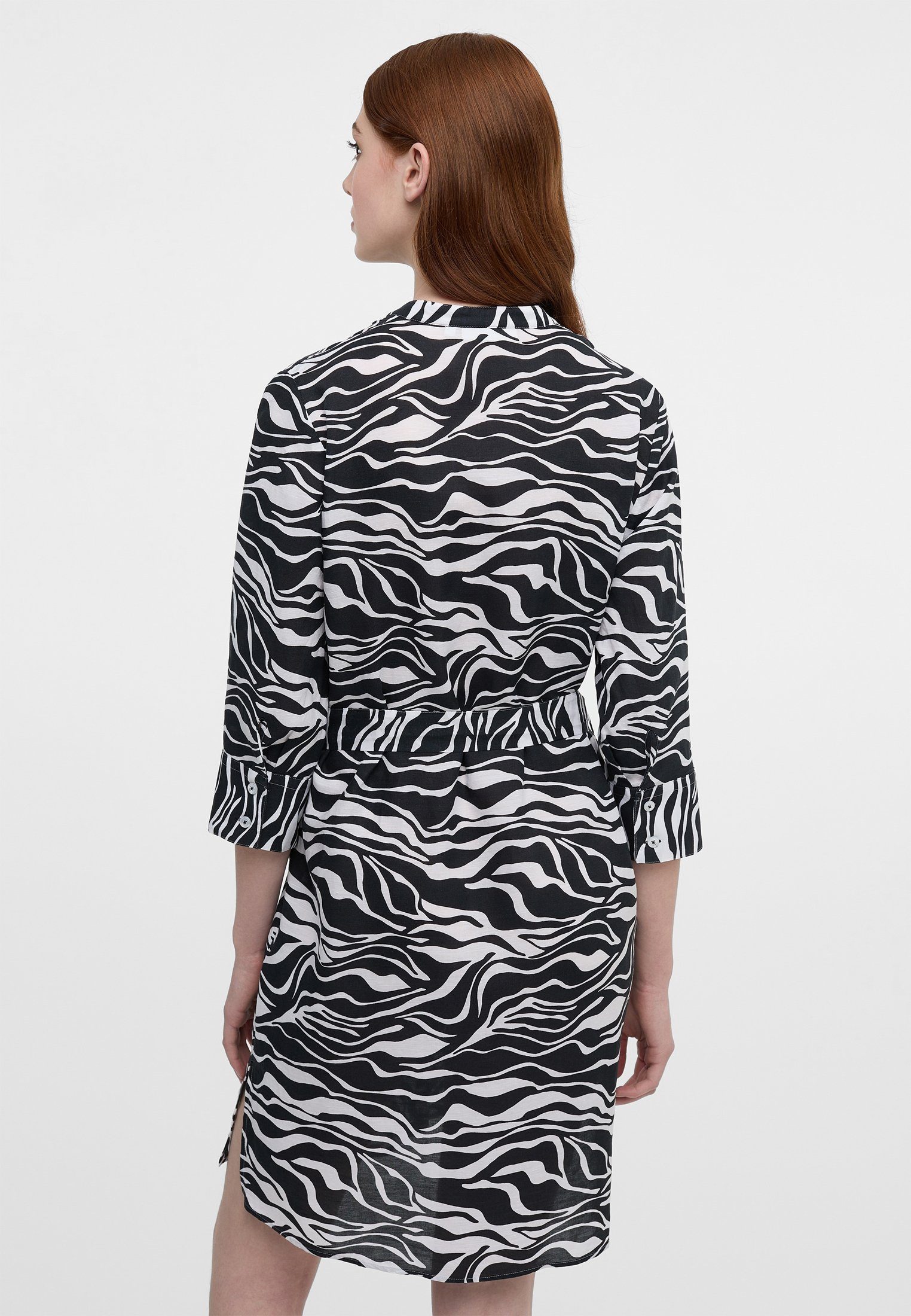 Eterna Jurk met overhemdkraag Loose fit