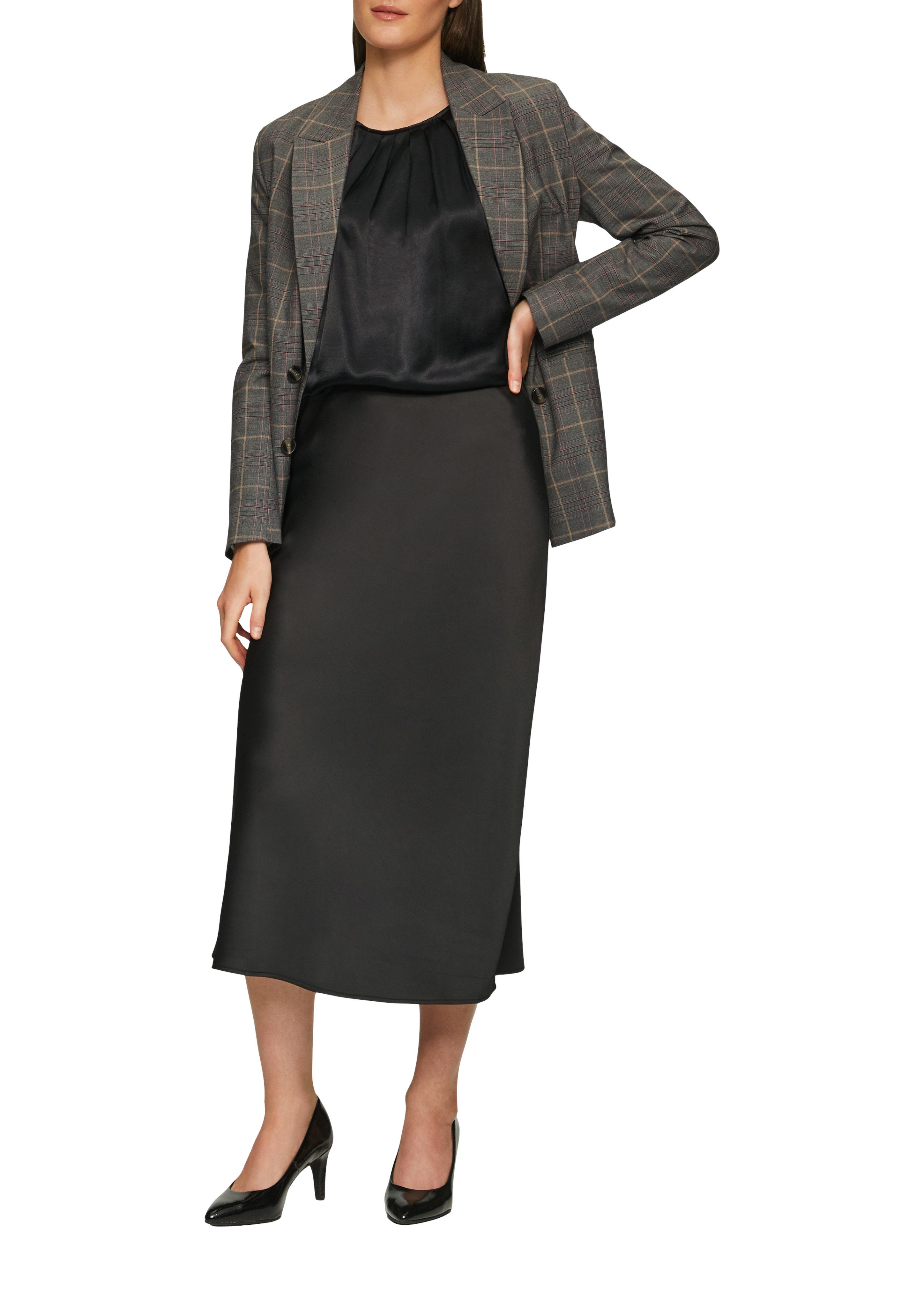 s.Oliver BLACK LABEL Shirt met lange mouwen met boothals