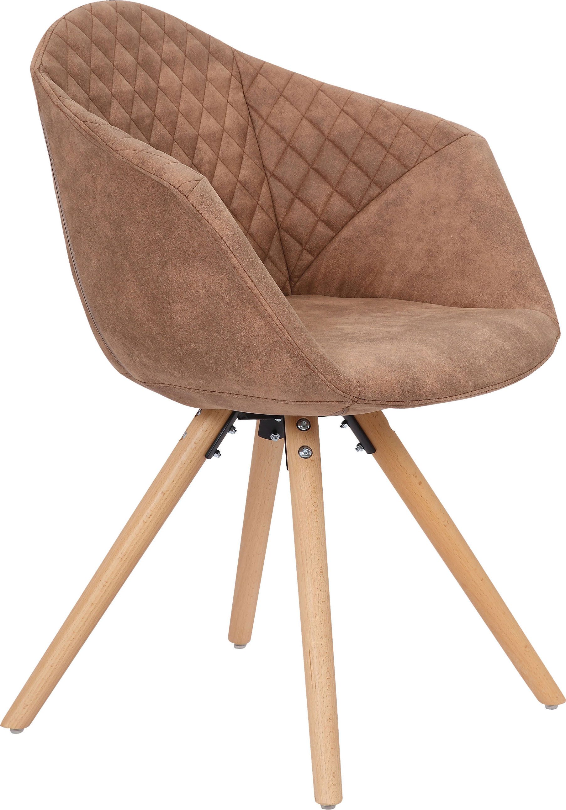 Kayoom Stoel Chadwick 110 2-delige set, stijlvol design, in natuurlijke kleuren gehouden (set, 2 stuks)