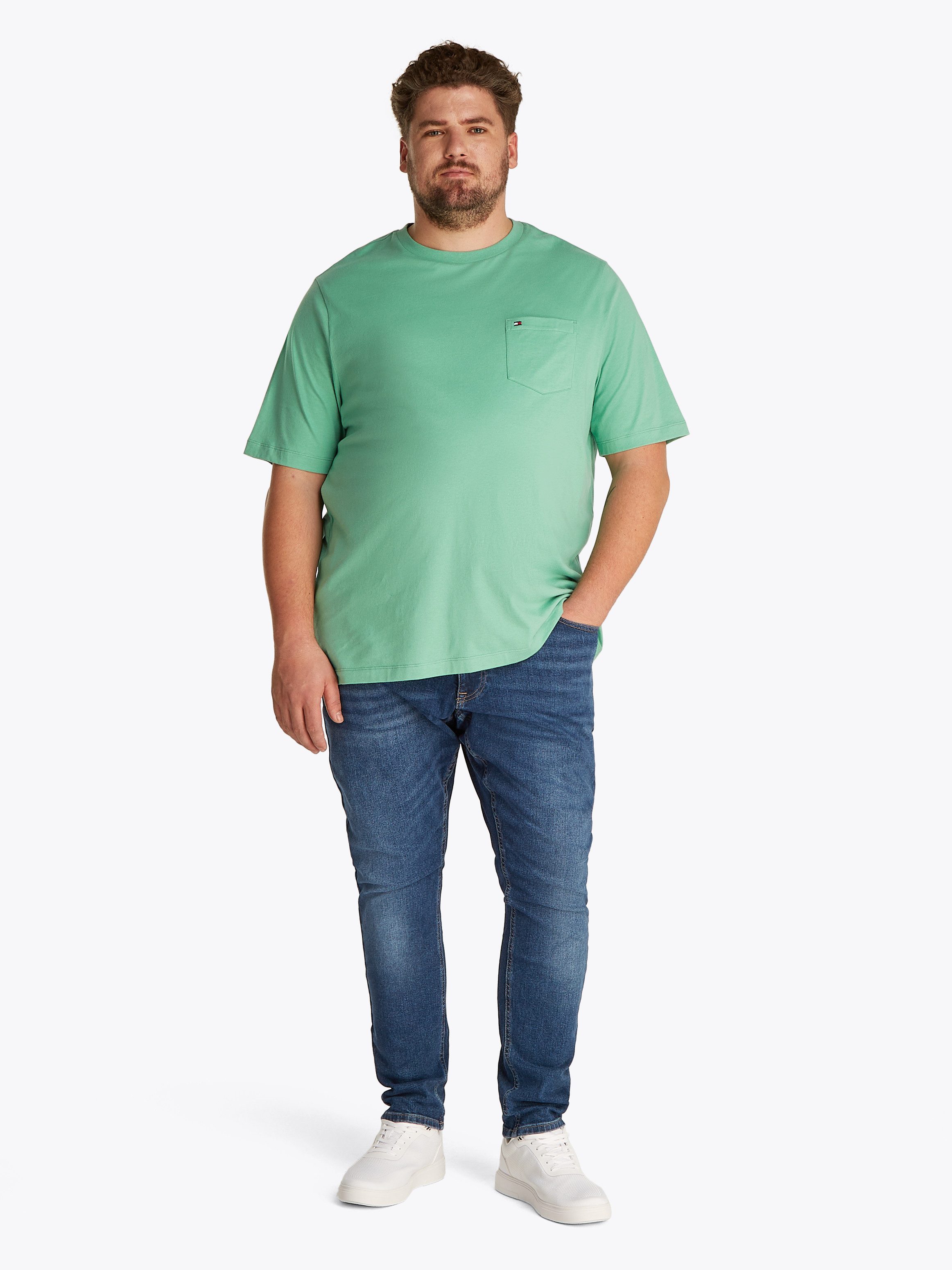 Tommy Hilfiger Shirt met ronde hals BT-ESSENTIAL SOLID POCKET TEE-B