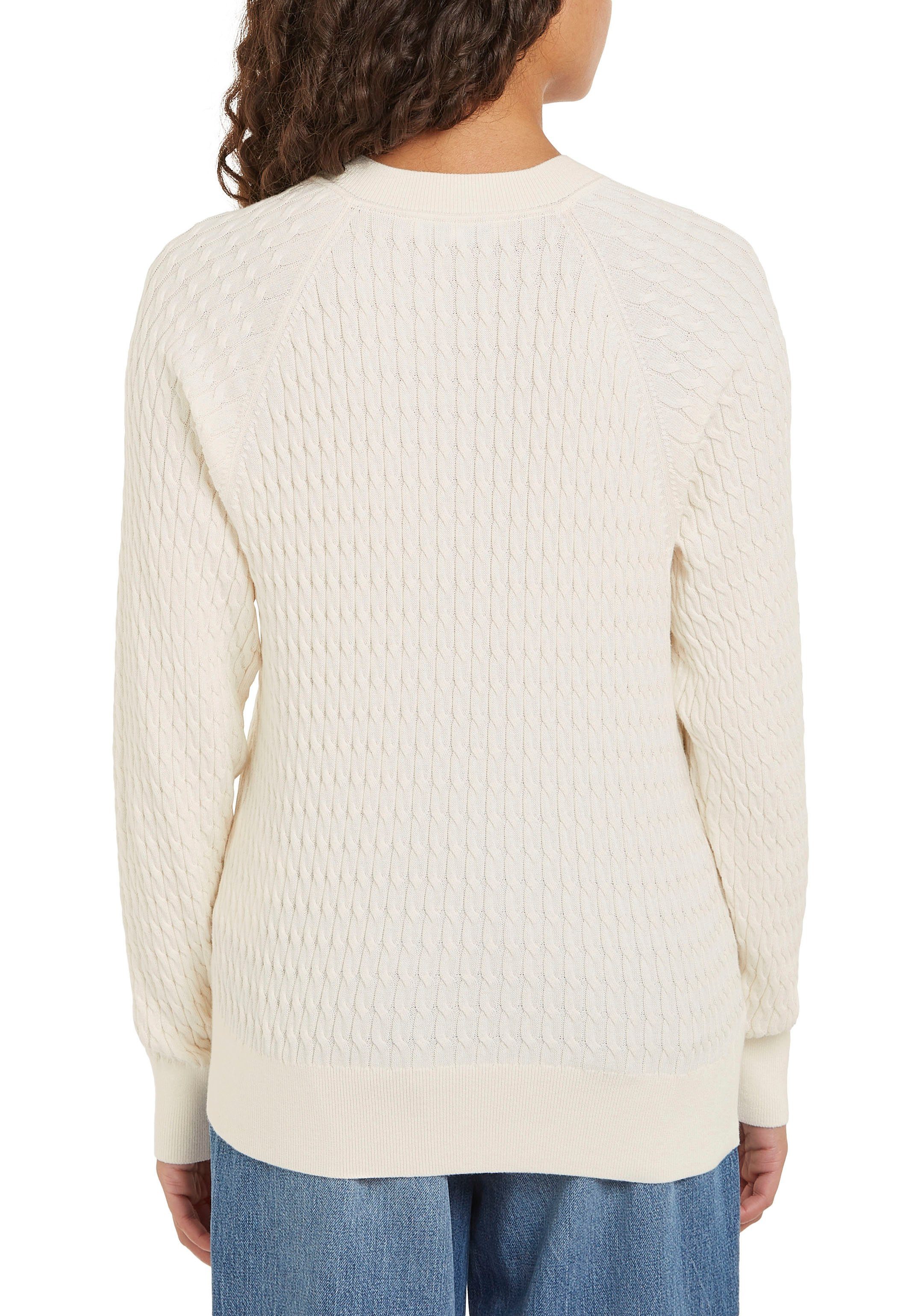 Tommy Hilfiger Trui met ronde hals CO CABLE C-NK SWEATER