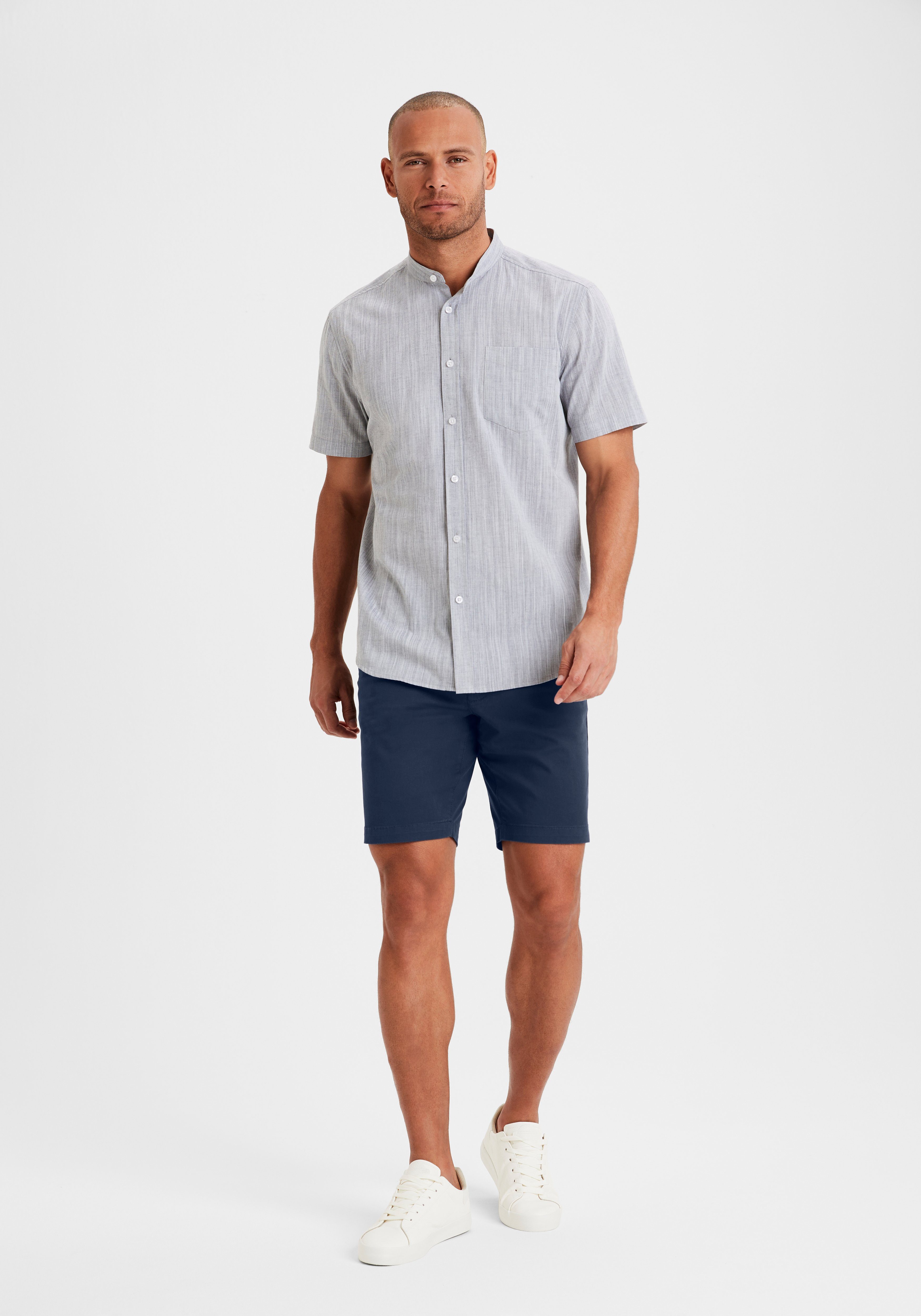 H.I.S Chino-short Regular fit Shorts van elastische katoenkwaliteit