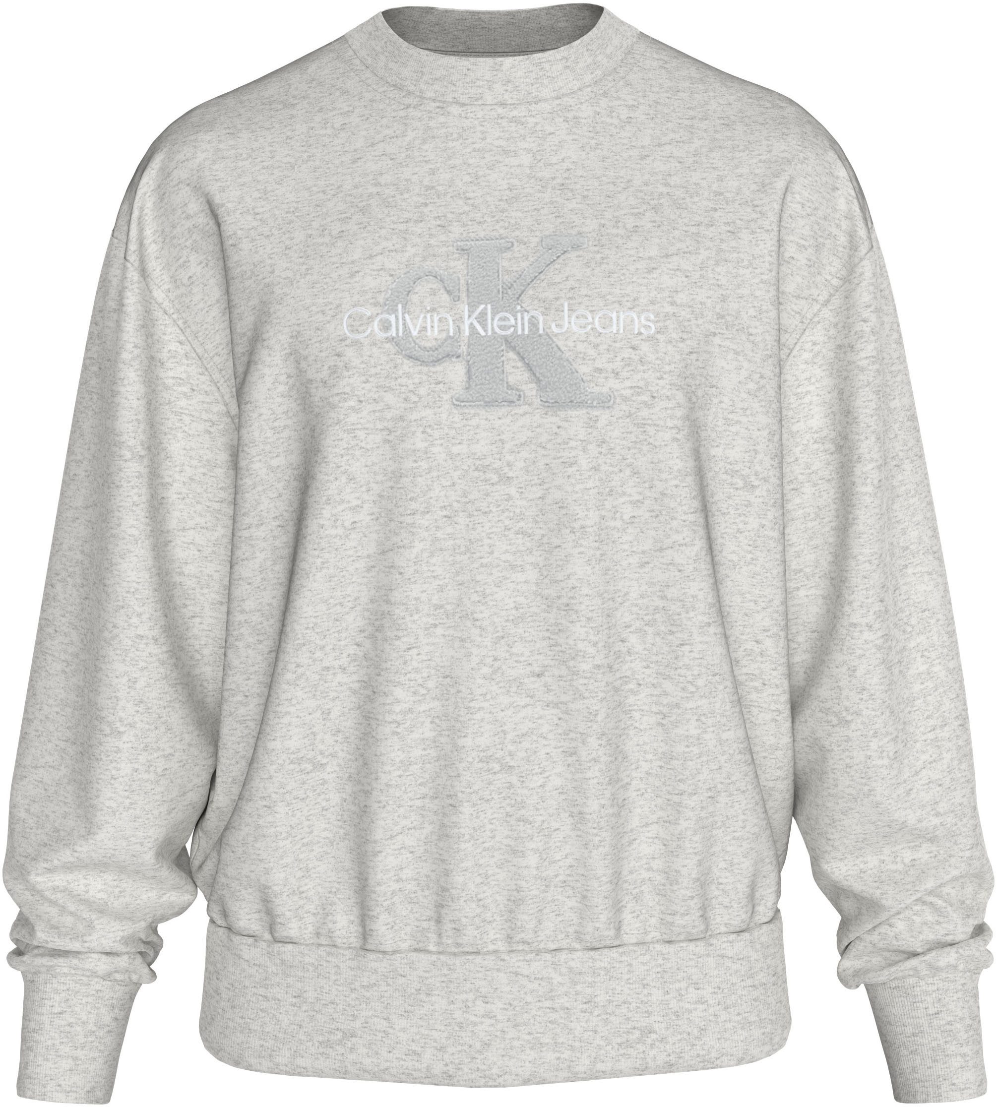 Calvin Klein Sweatshirt CHENILLE MONOLOGO CREW NECK