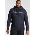 calvin klein hoodie bt-cotton logo hoodie blauw