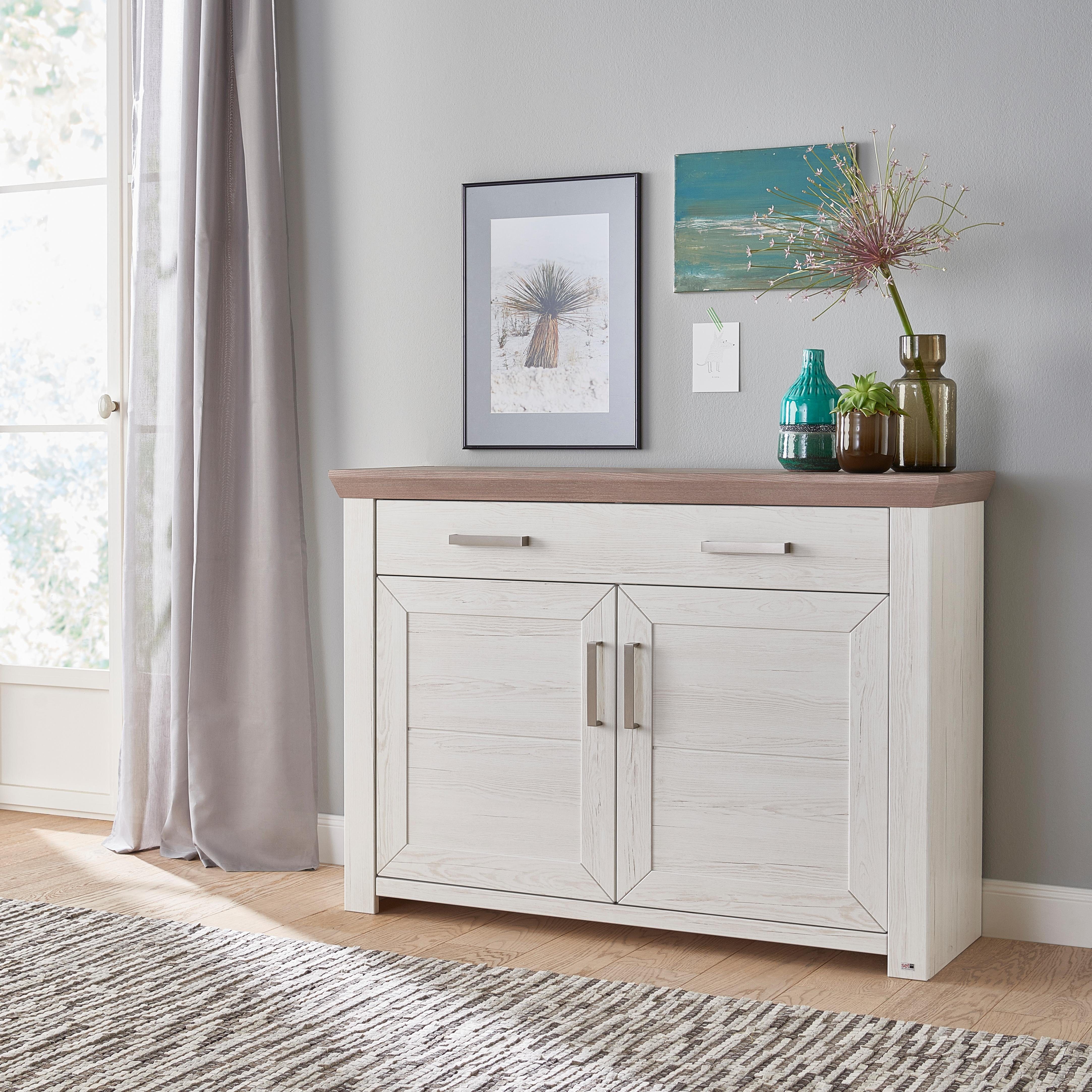 set one by Musterring Dressoir York Type 53, in 3 kleurvarianten verkrijgbaar, Landhuisstijl, Afmetingen 129 x 95 cm