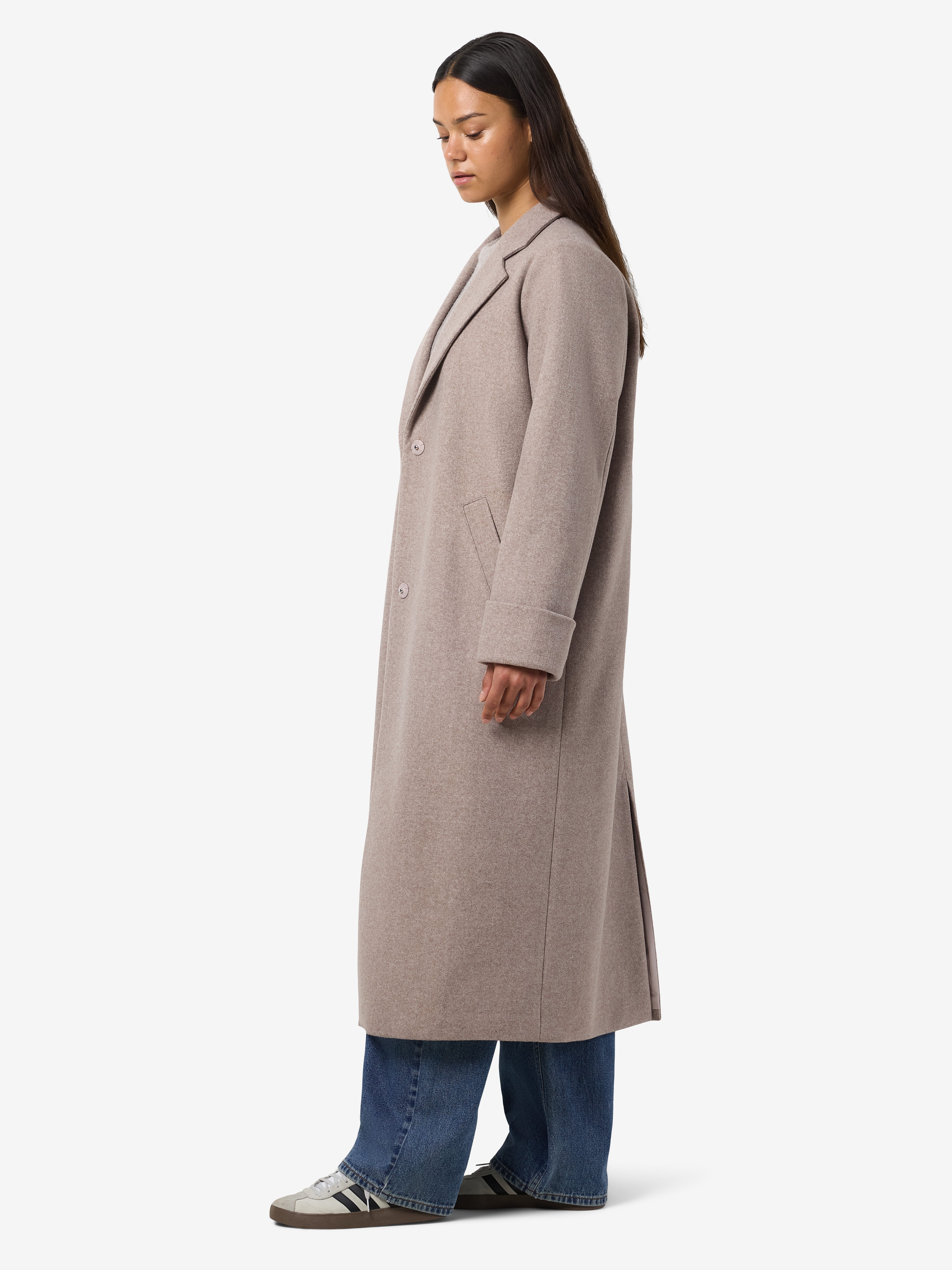 Noisy may Lange jas NMCADDY L/S LONG COAT FWD NOOS