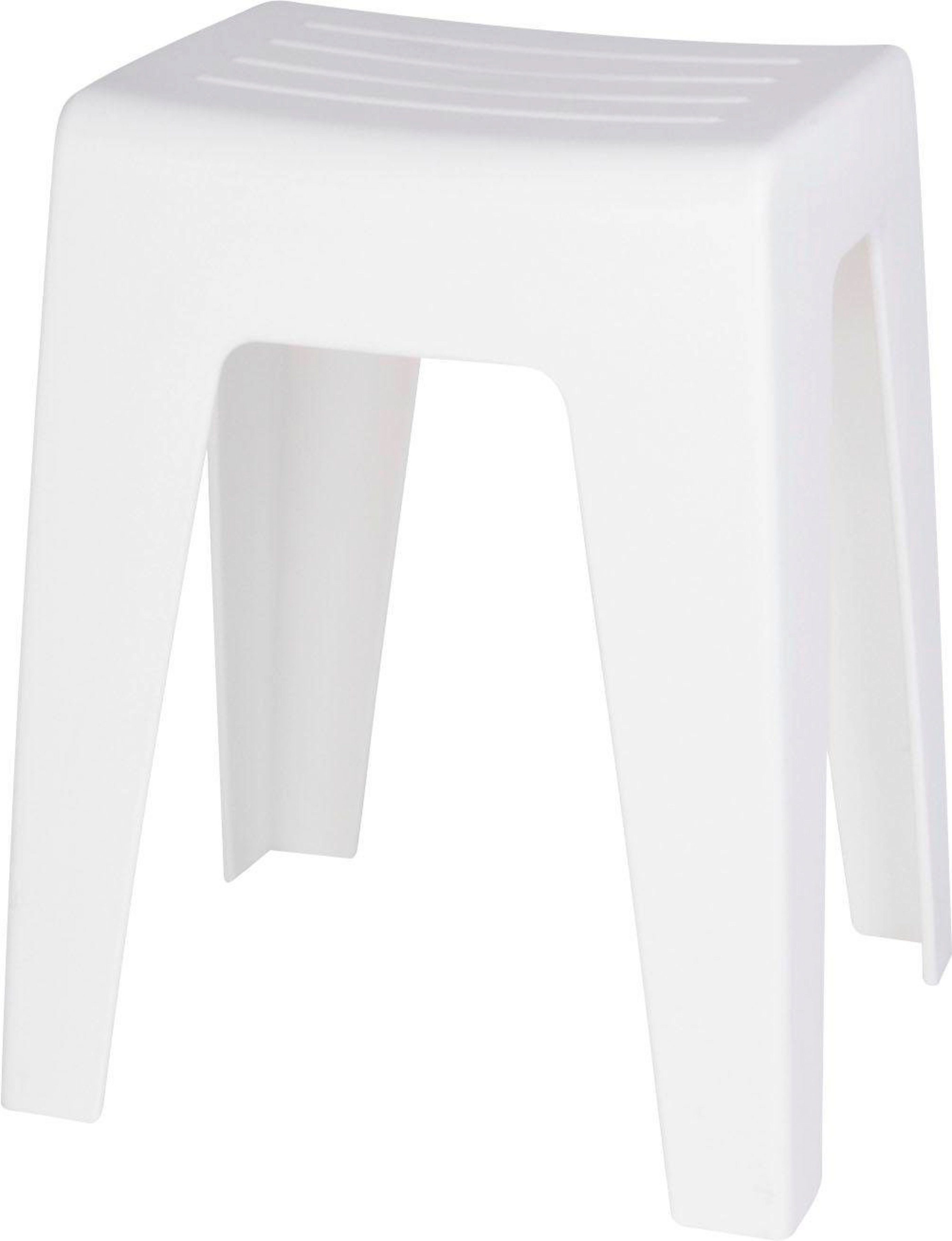 WENKO Hocker Kumba huishoudtrapjes wit