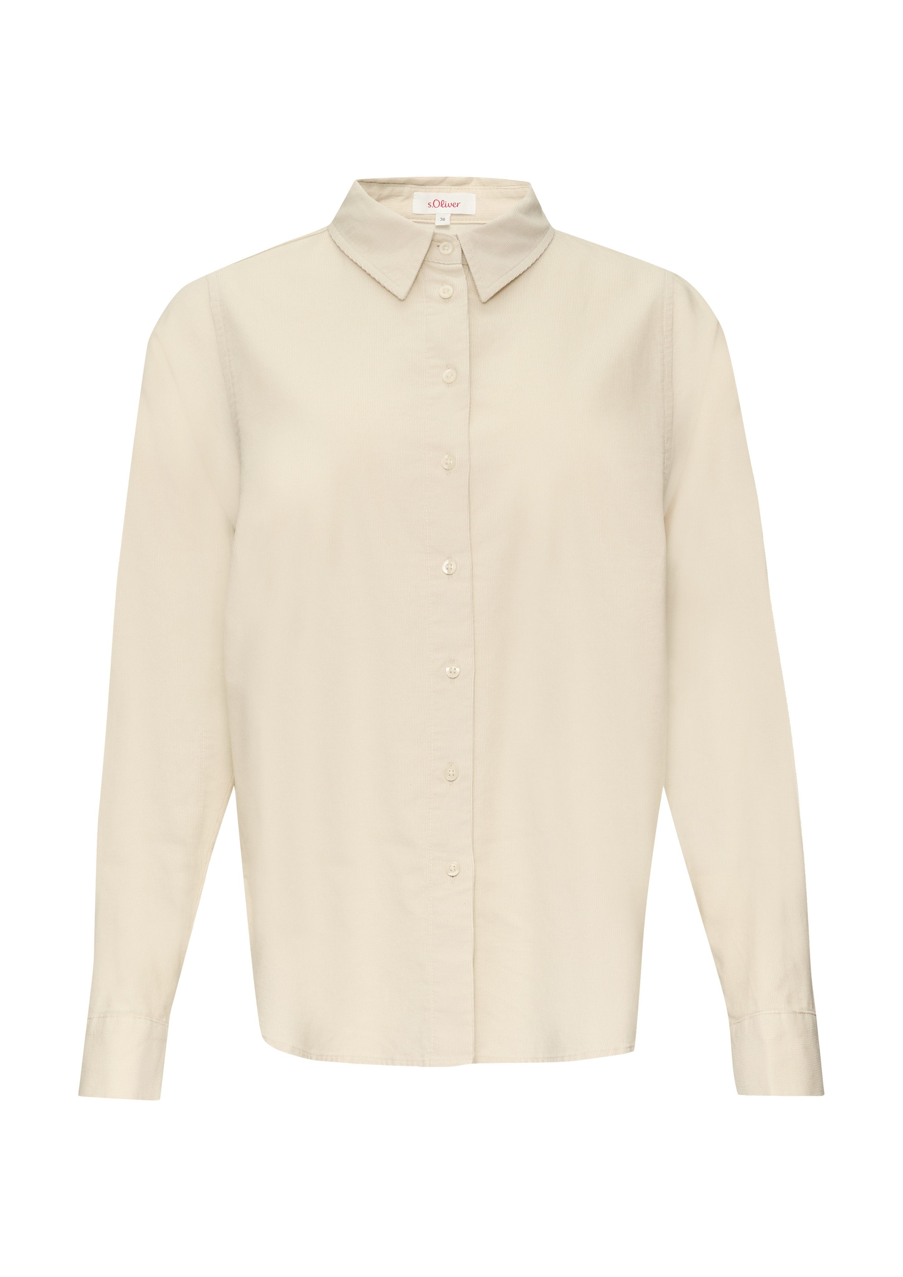 s.Oliver Overhemdblouse met fijn koort