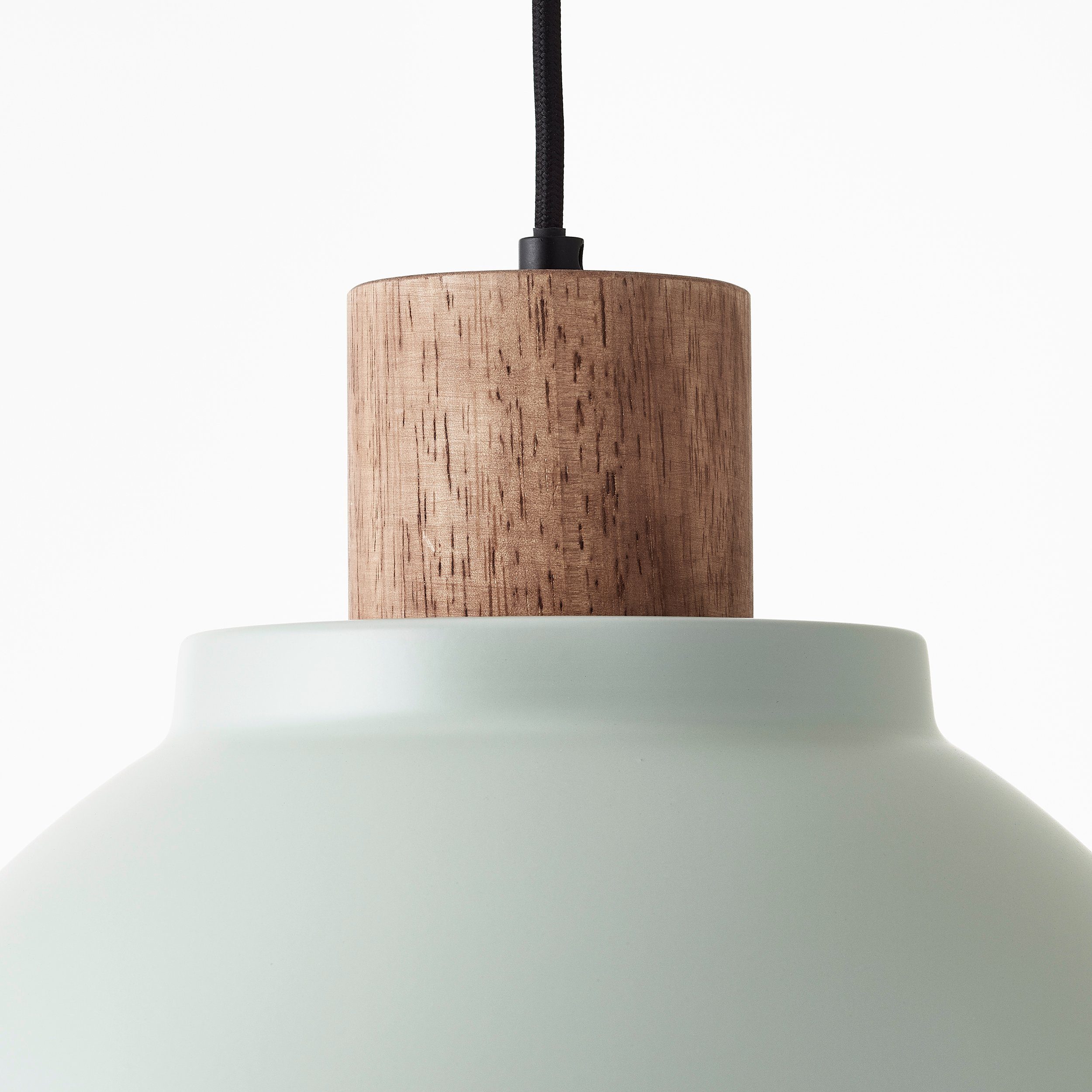 Brilliant Leuchten Hanglamp Erena Hoogte 120 cm, Ø 38 cm, E27, inkortbaar, metaal/hout