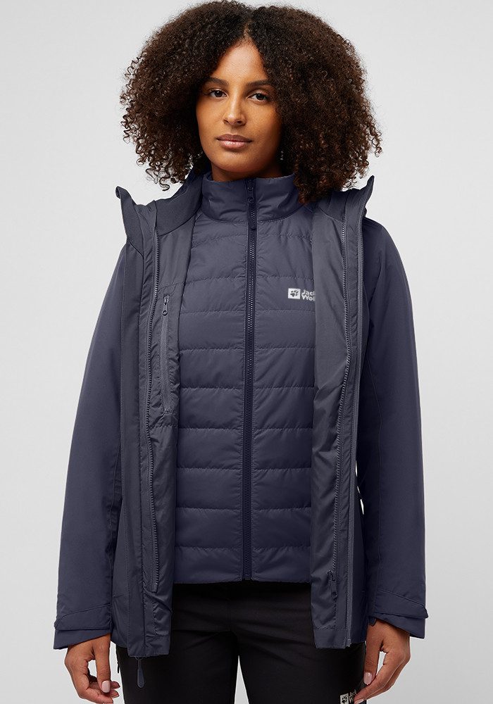 Jack Wolfskin Functioneel 3-in-1-jack HUNBERG 3IN1 JKT W