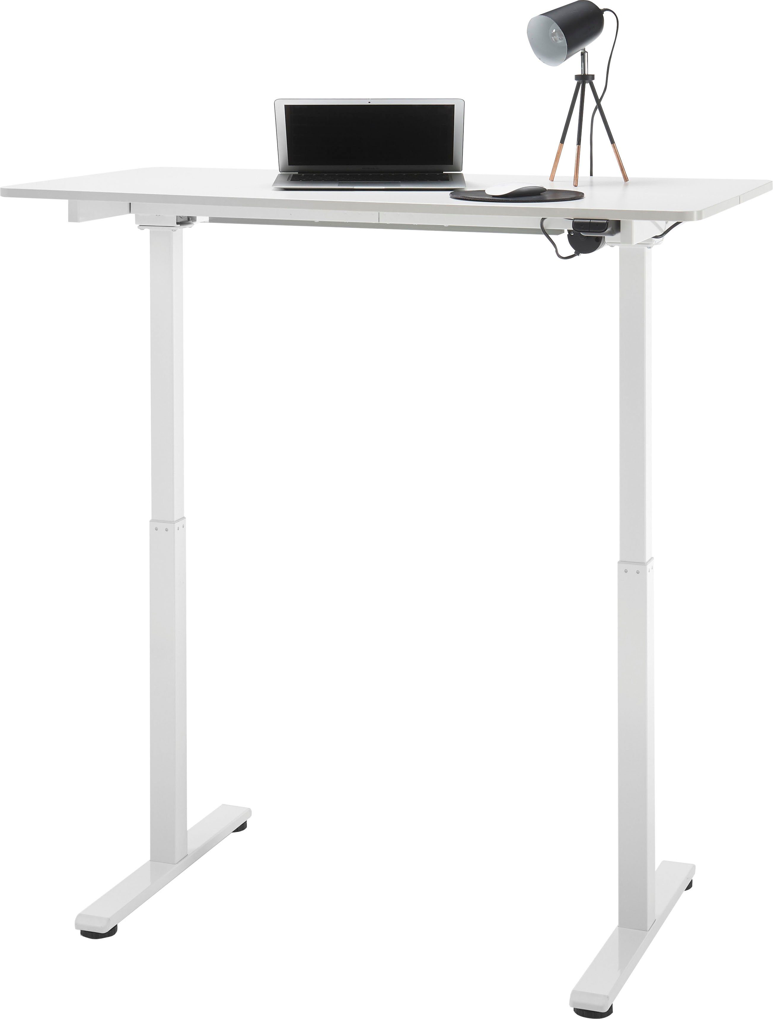 MCA furniture Bureau Nakuru elektrisch in hoogte verstelbaar van 72-122 cm, breedte 120 cm