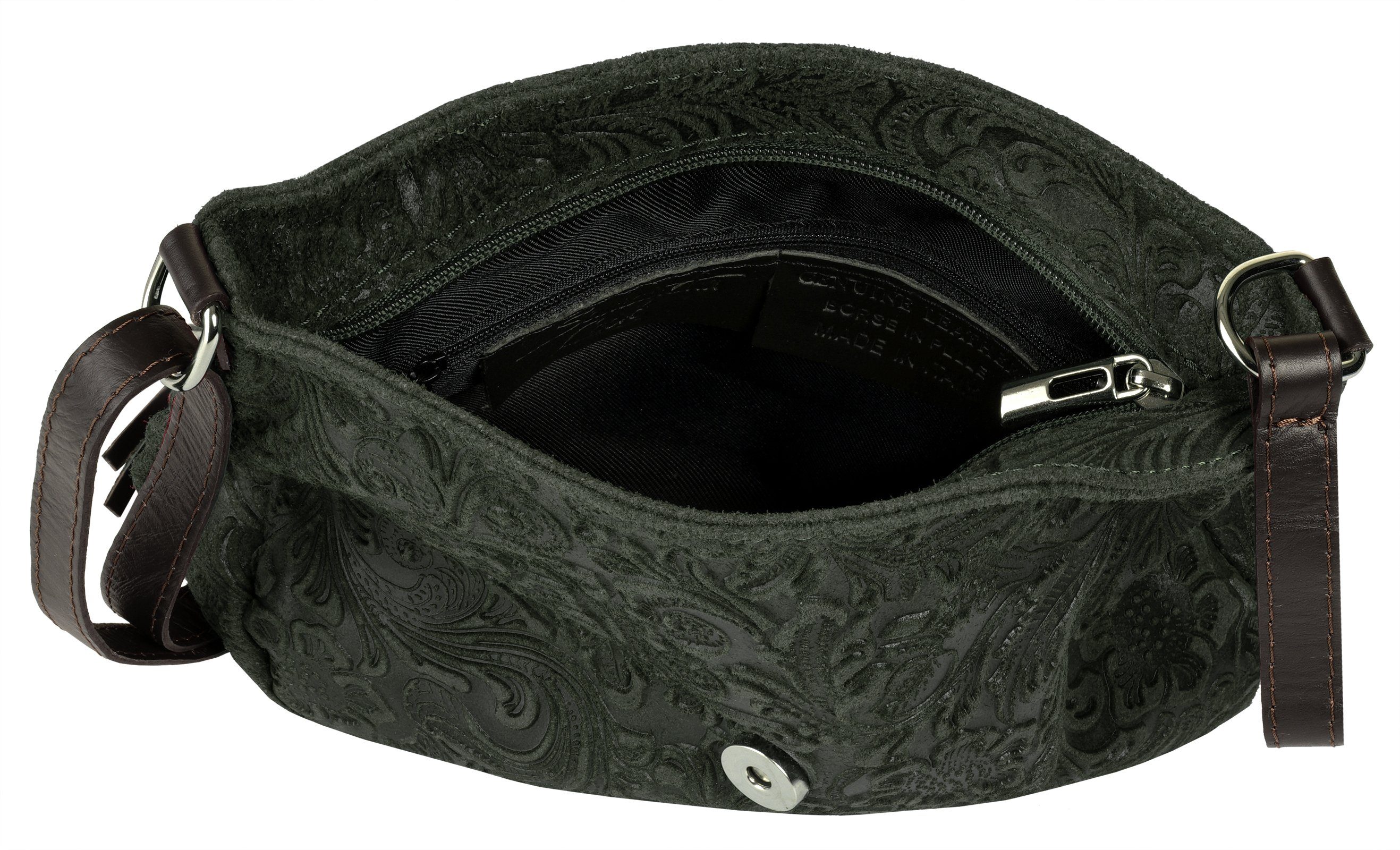 Samantha Look Schoudertas echt leer, made in italy