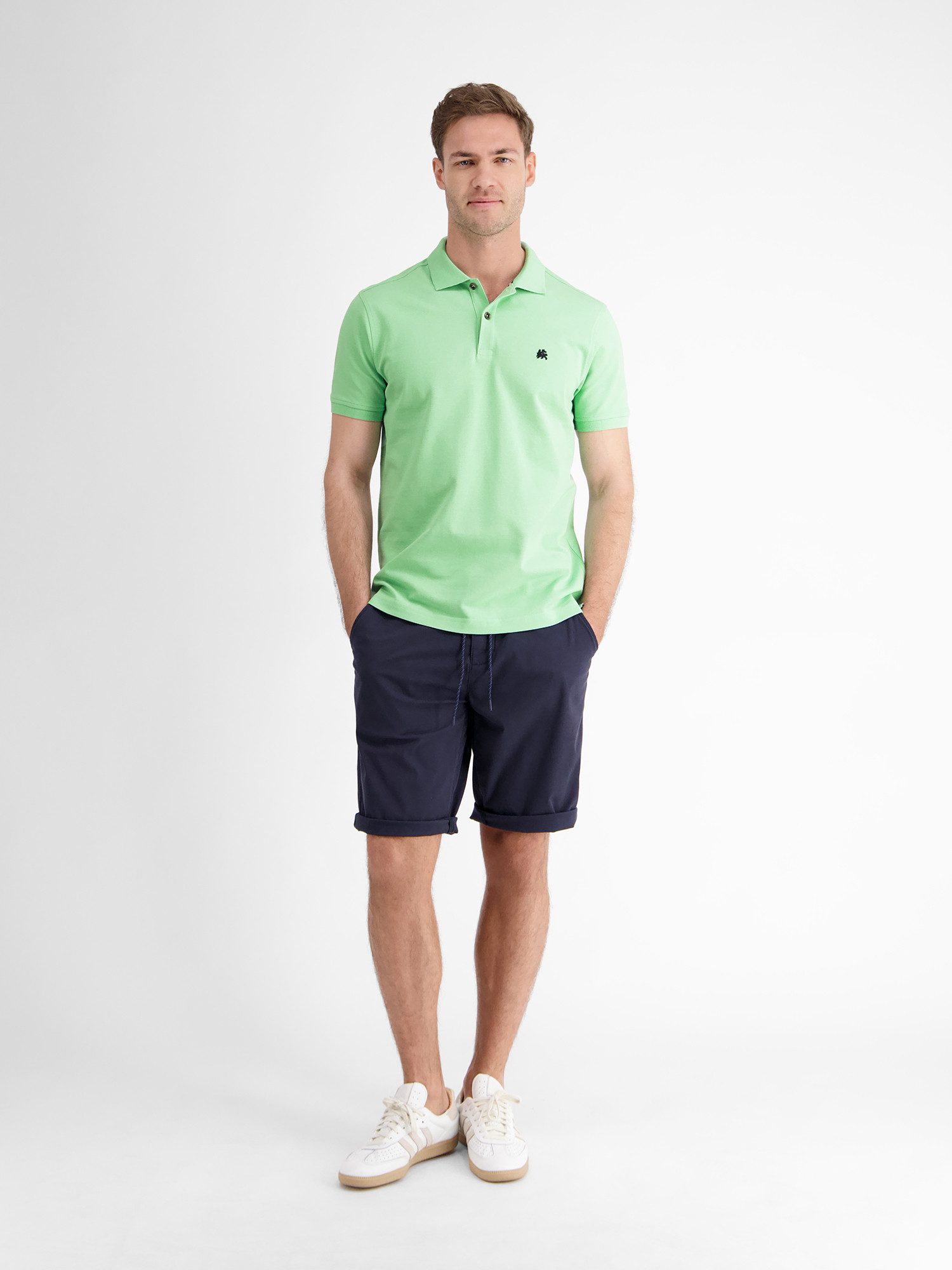 Lerros Poloshirt LERROS basic poloshirt voor heren, effen