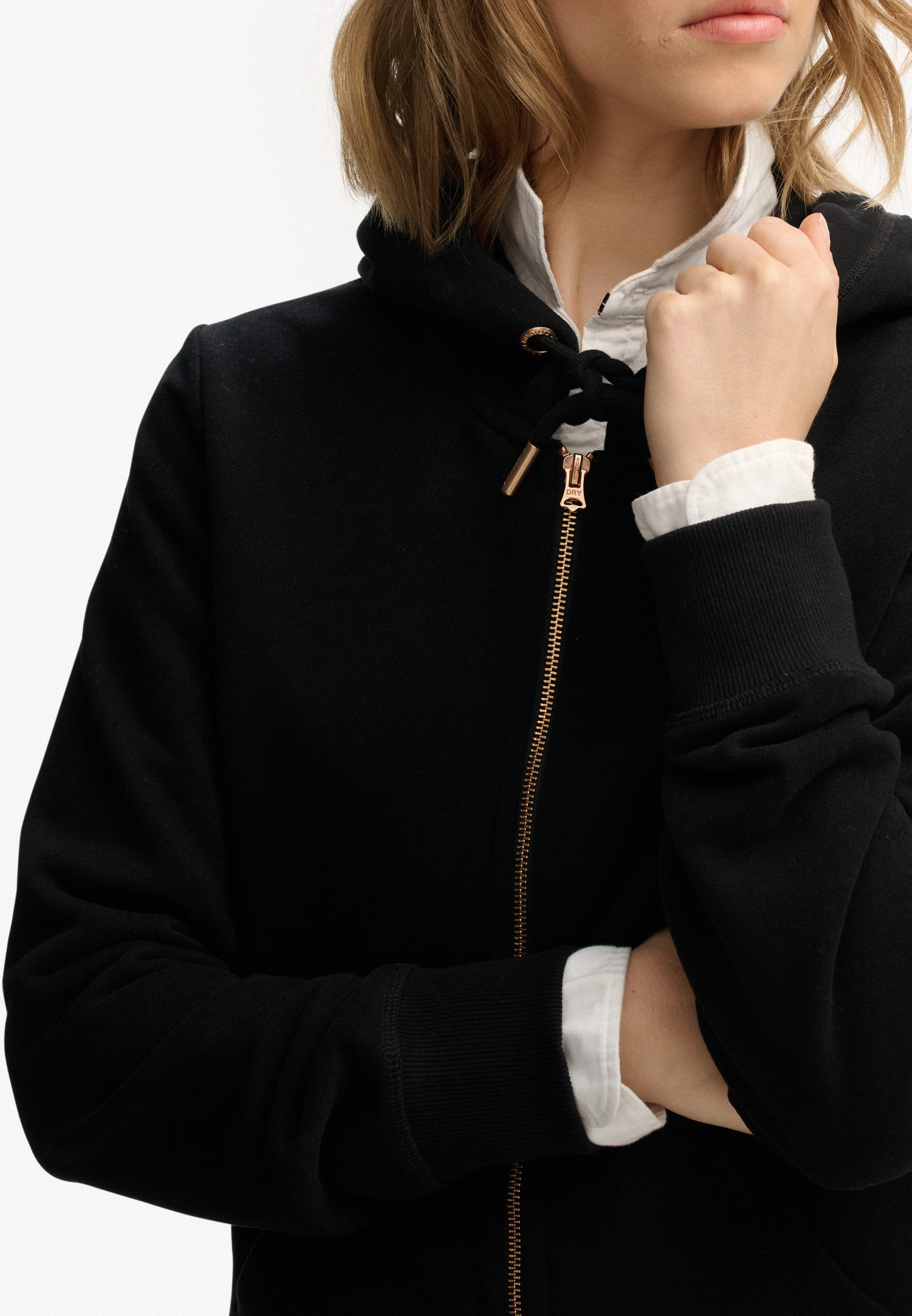 Superdry Capuchonsweatvest ESSENTIAL LOGO ZIPHOOD HB
