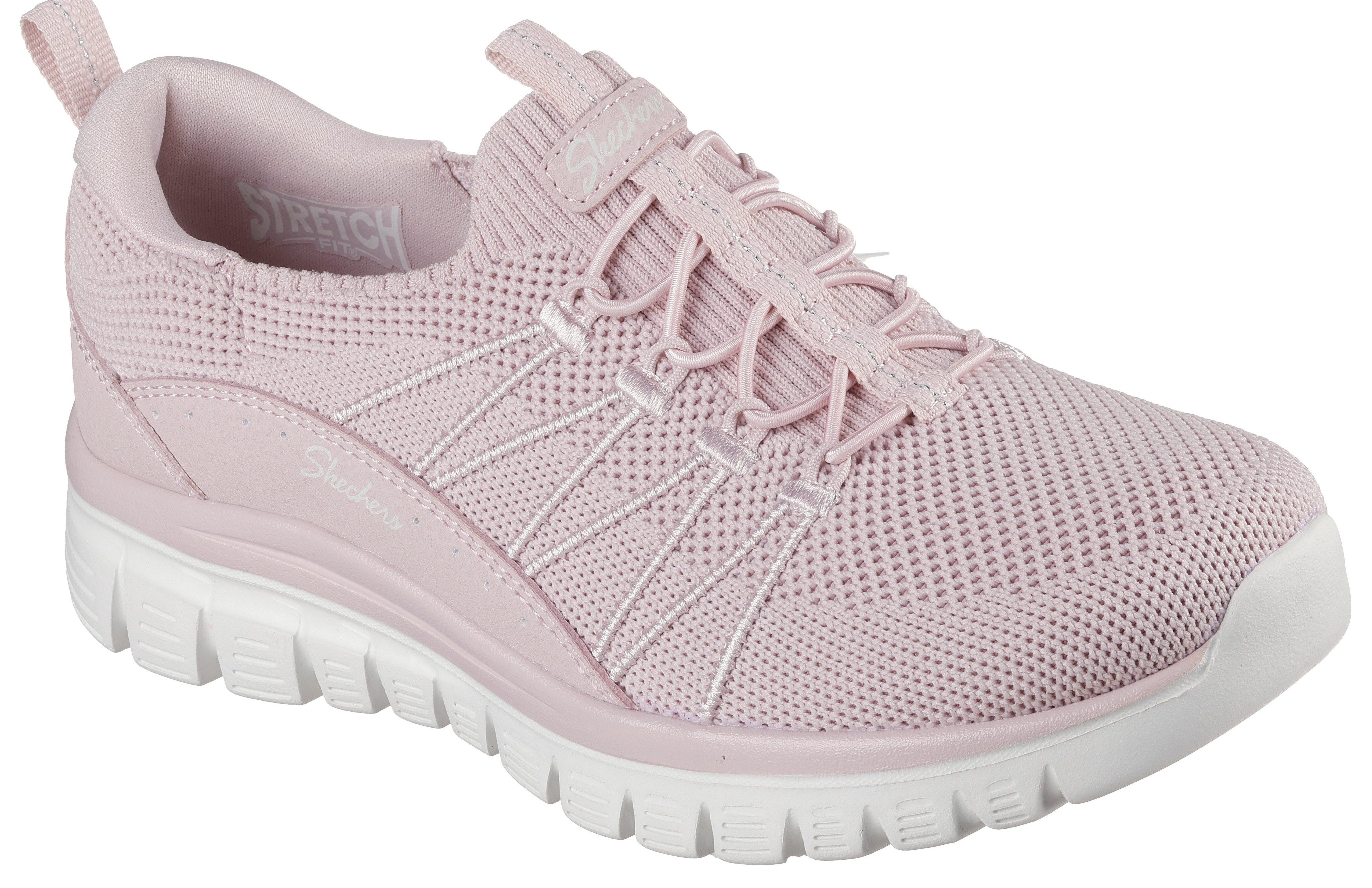 Skechers Slip-on sneakers GRACEFUL-PICTURE PERFECT , vrijetijdsschoen, slipper in vegan uitvoering