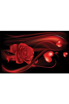 consalnet fotobehang abstract roos hart rood
